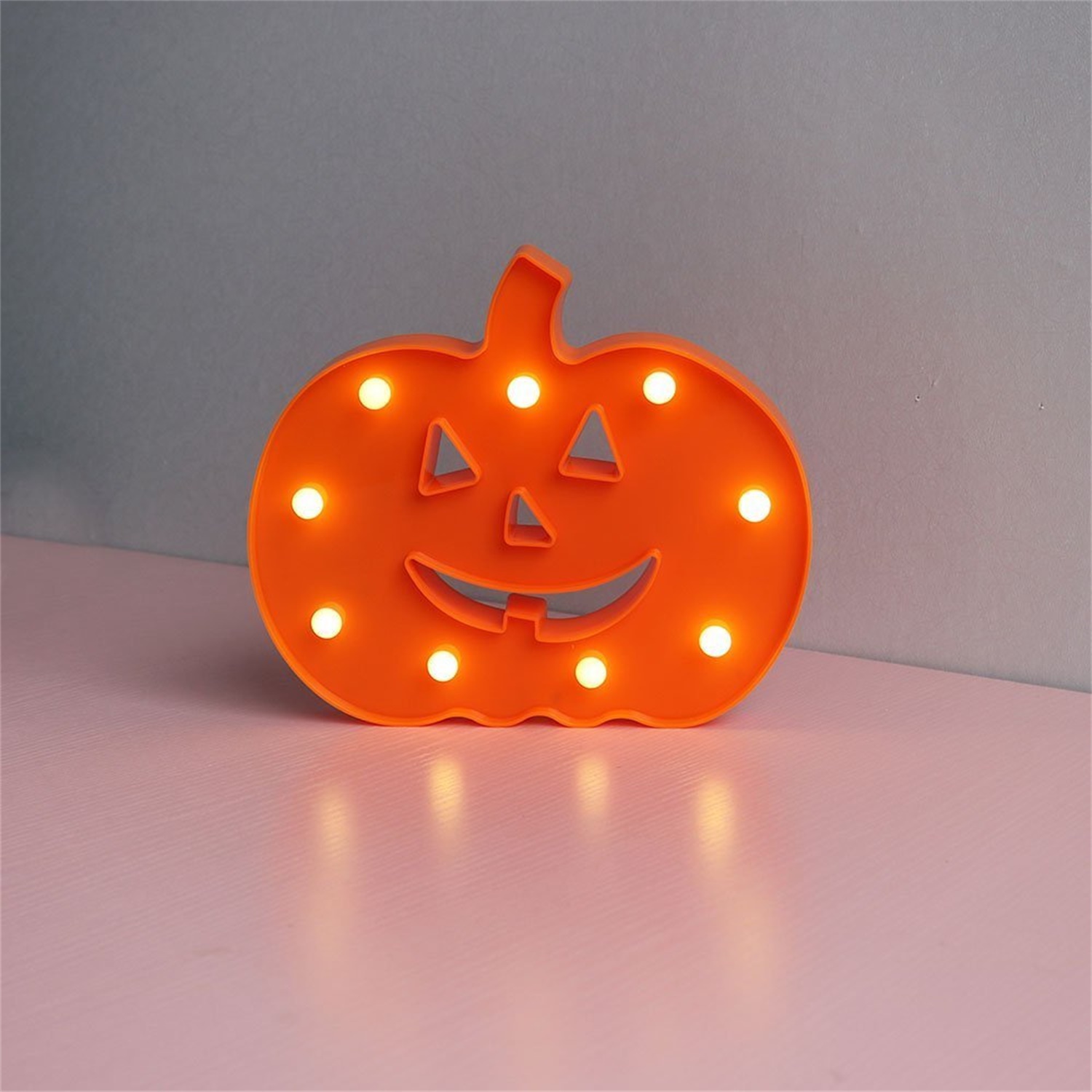 28125 Chinese Factory Halloween Wall Tabletop Decoration Pumpkin LED Marquee Light