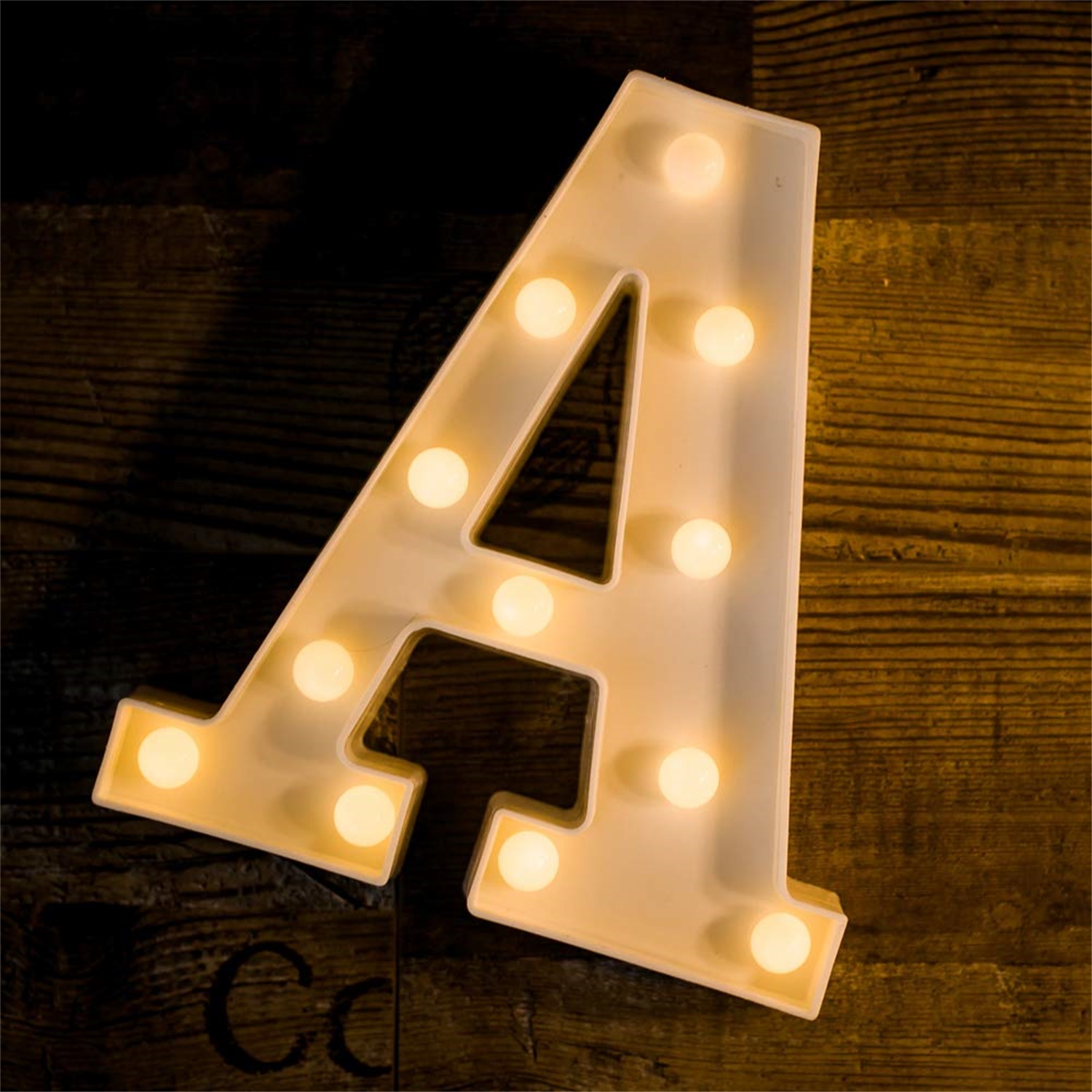 28127 Chinese Supplier Battery Powered LED Alphabet a Light up Marquee Sign Night Light 