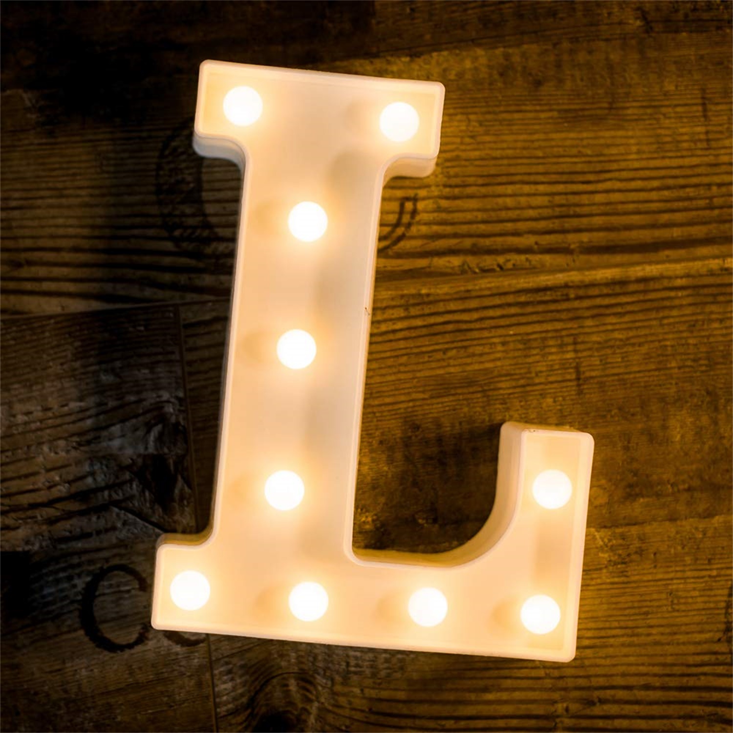 28138 LED Alphabet L Light up Marquee Sign Night Light