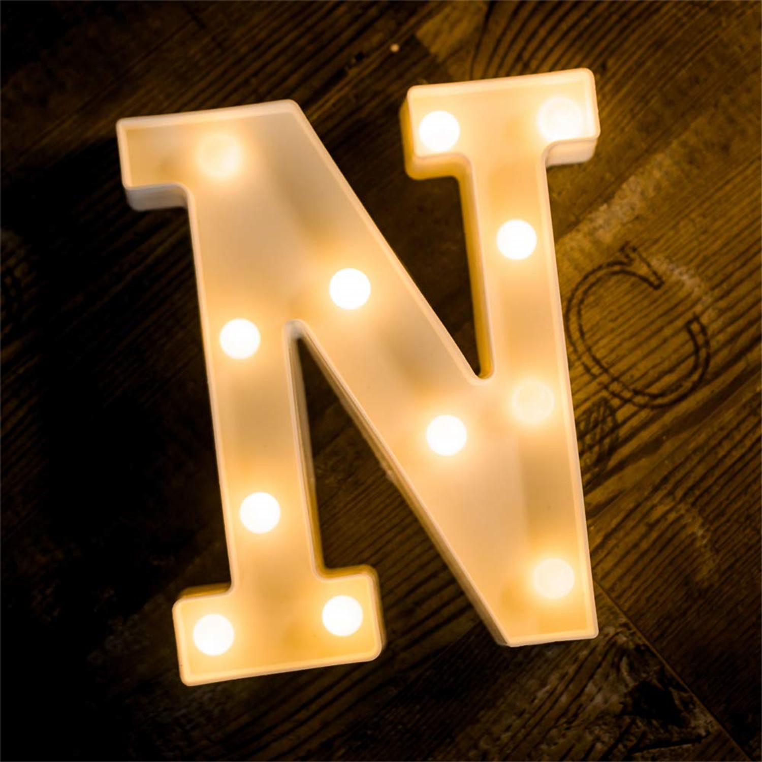 28140 Home Decoration LED Alphabet N Light up Marquee Sign Night Light 