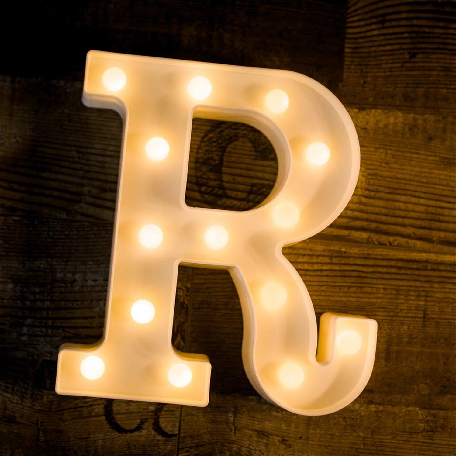 28144 Party Decoration LED Alphabet Letter R Light up Marquee Sign Night Light 