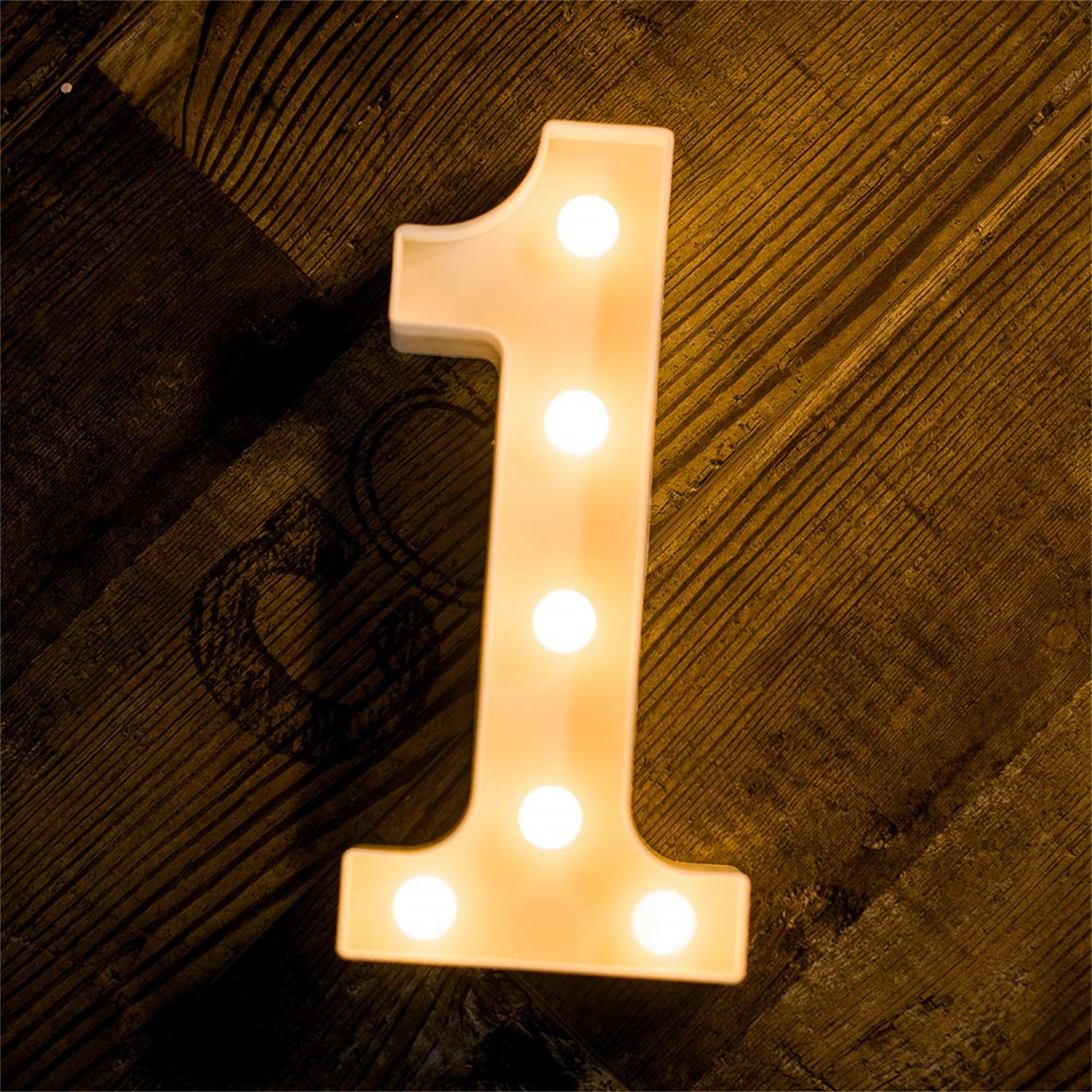 28153 Number 1 LED Light up Marquee Sign Light 