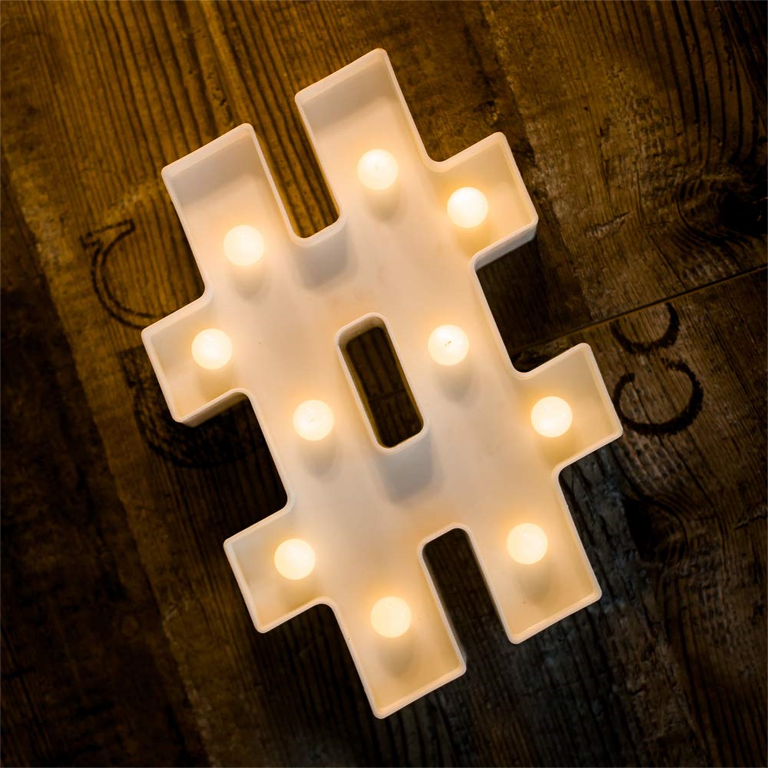 28163 Pound Key # LED Light up Marquee Sign Light 