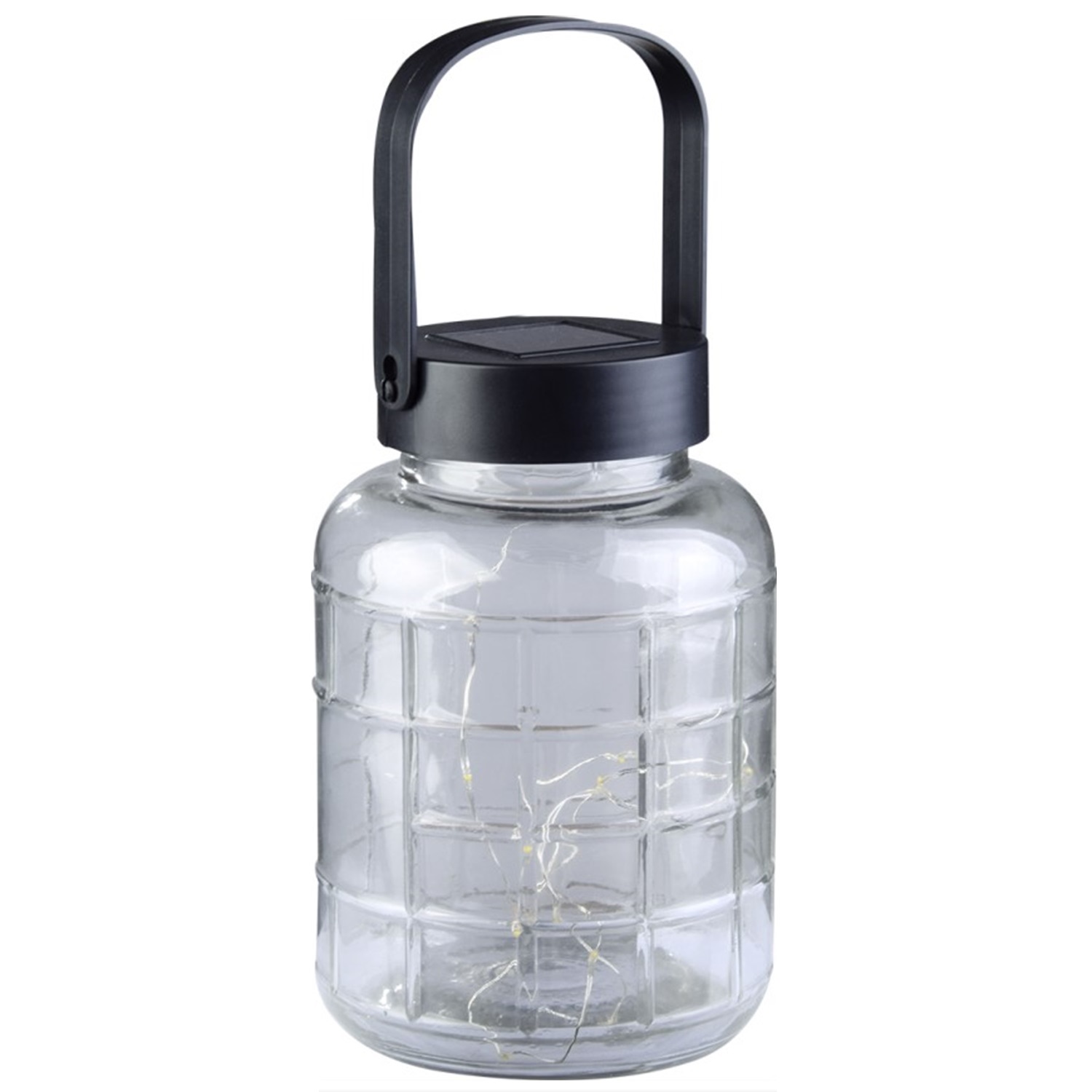 28313 Chinese Factory Patio Decoration IP44 Solar Glass Jar Light 