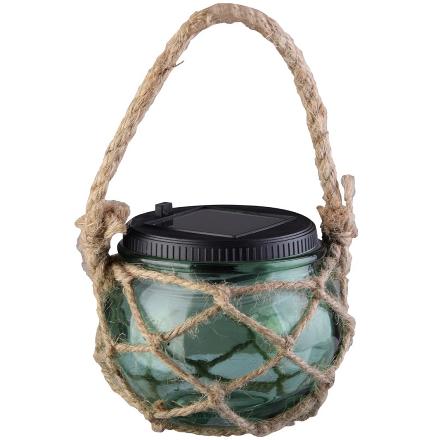 28320 BSCI Garden Decoration Branch Hanging LED Solar Glass Jar Light 