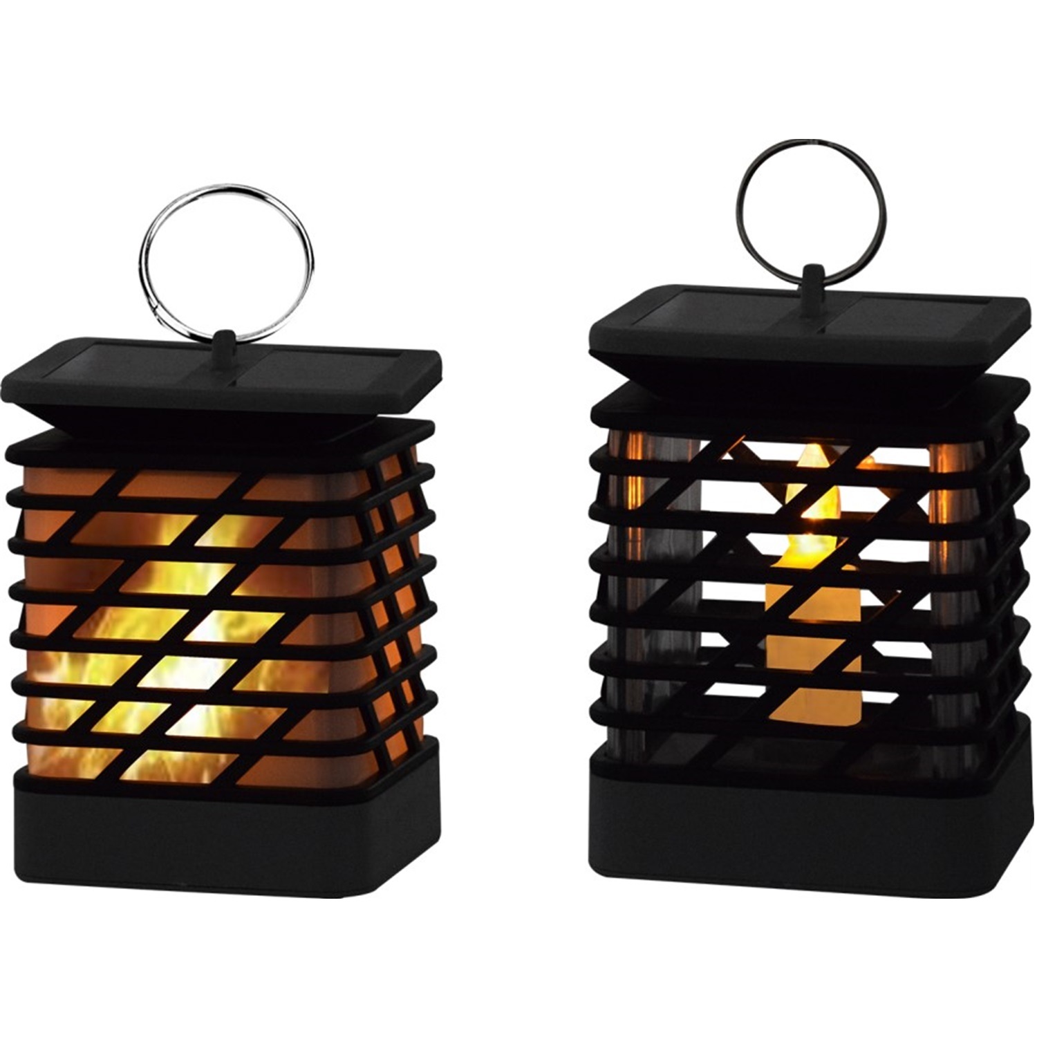 28326 Solar LED Candle Dancing Flame Lantern 