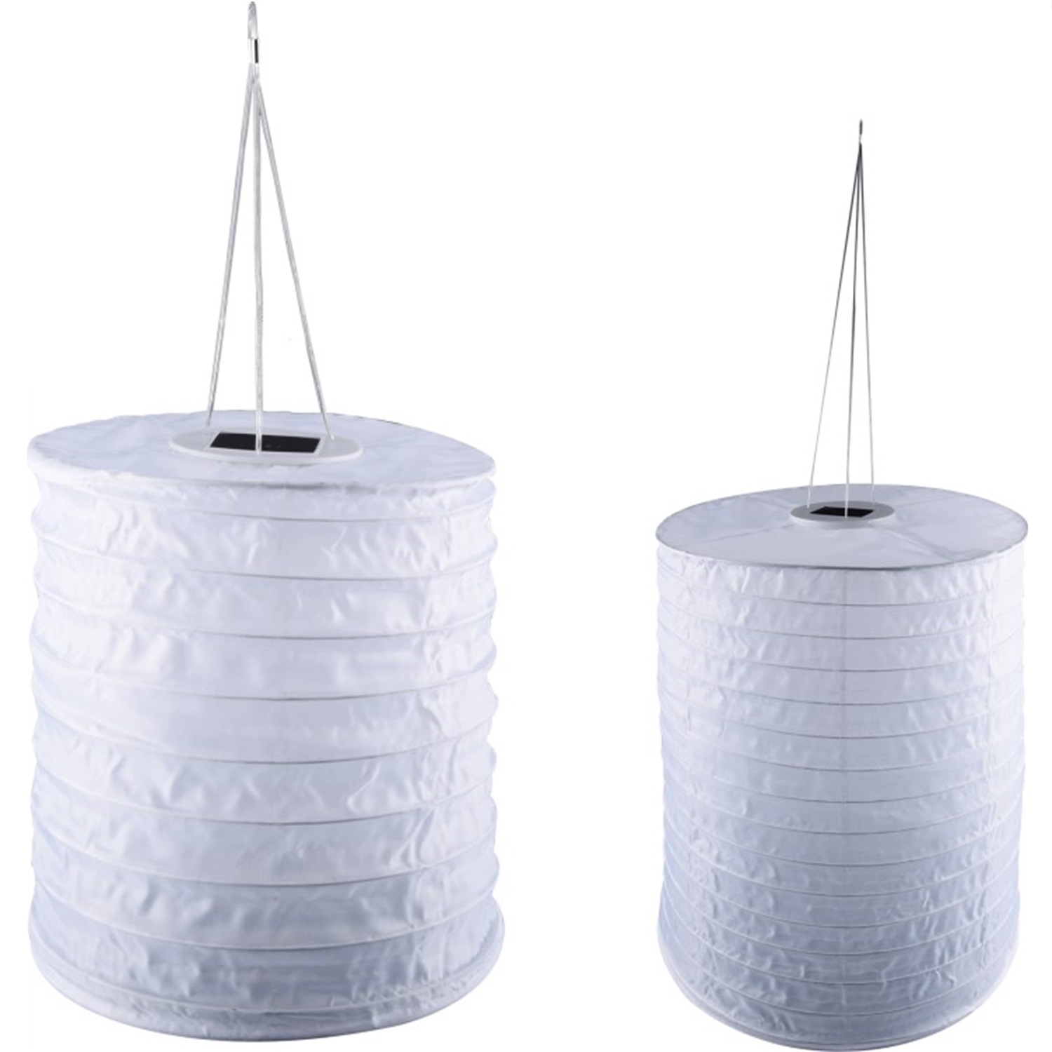 28356 Garden Decoration Hanging Solar Cylinder Paper Lantern