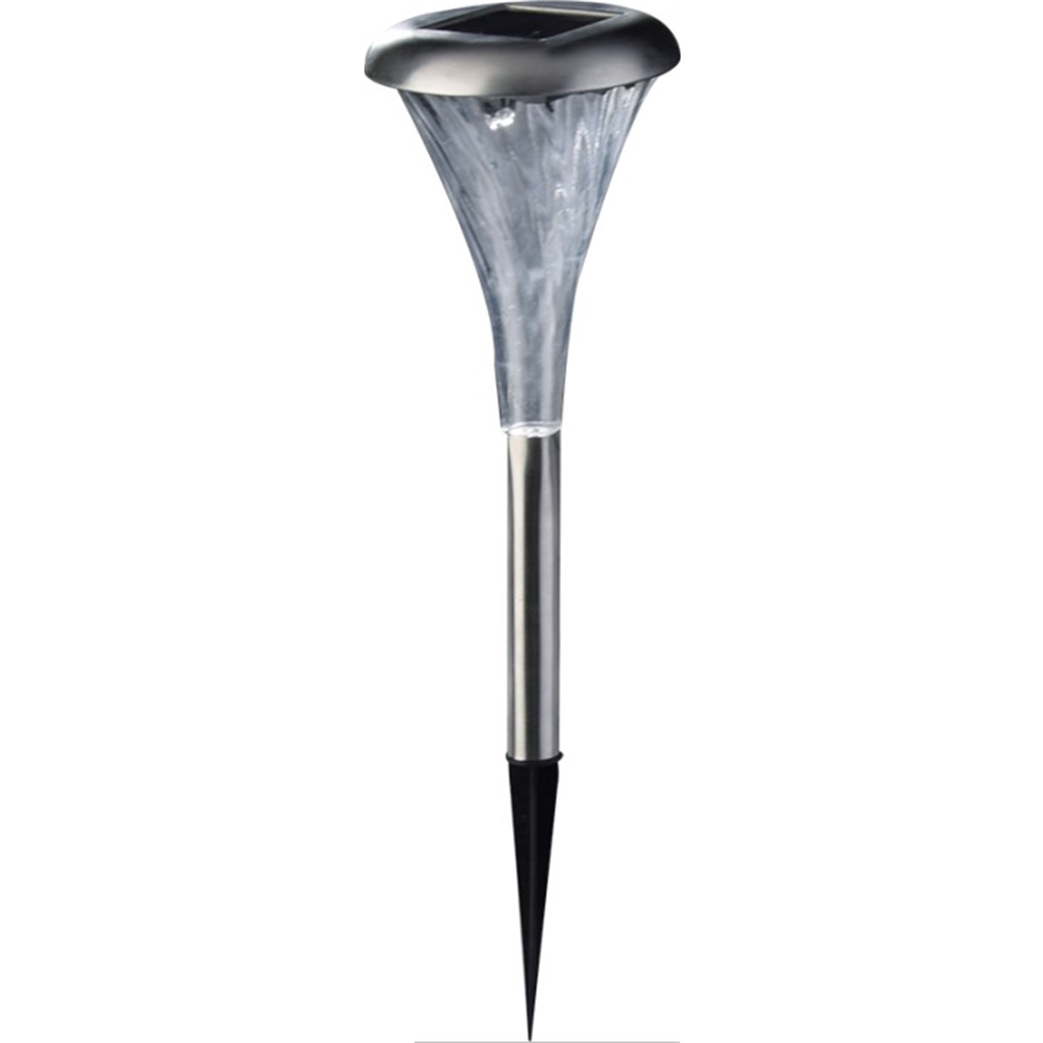 28380 Stainless Steel Solar Powered Lawn Stake Light