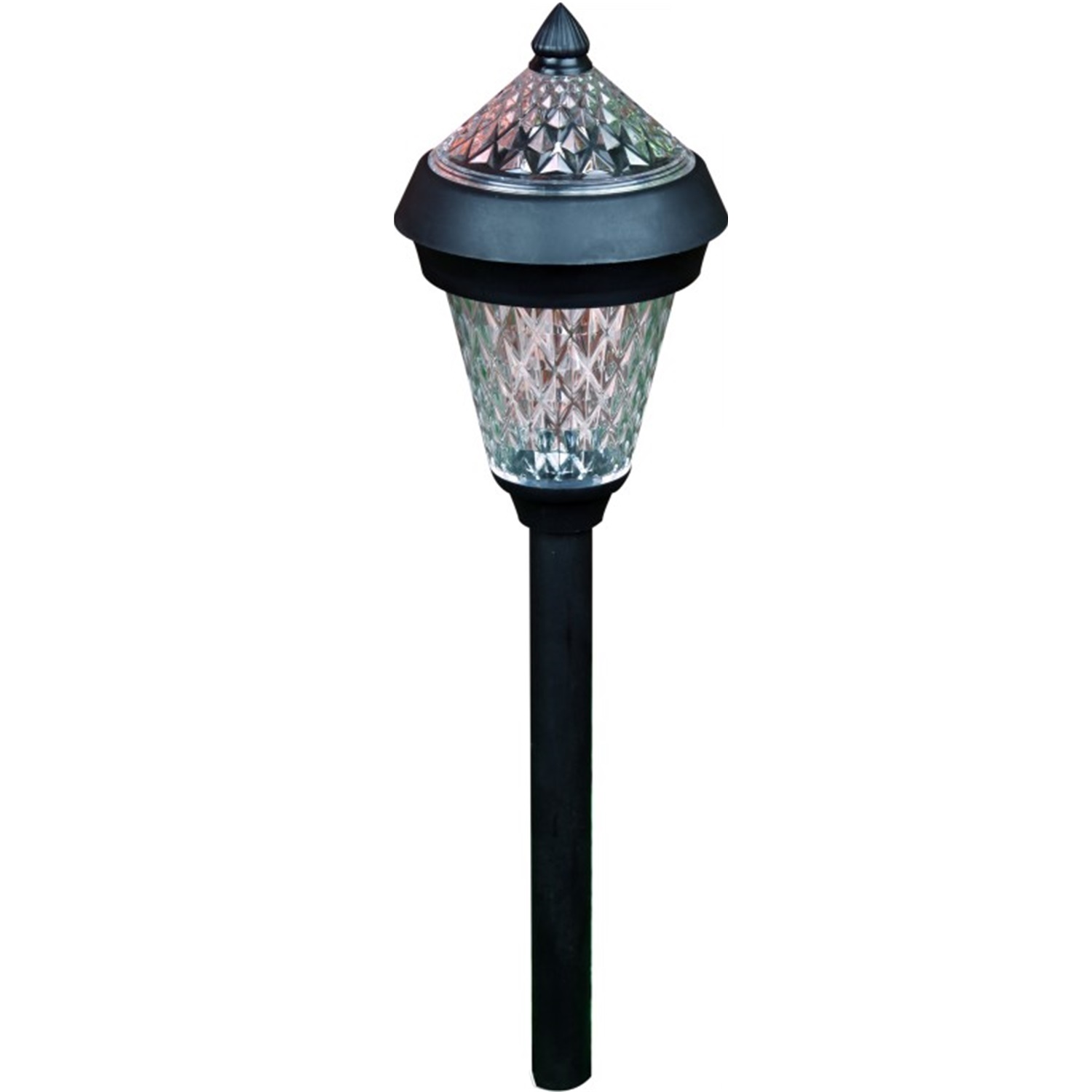 28397 Vintage LED Solar Lawn Stake Light 