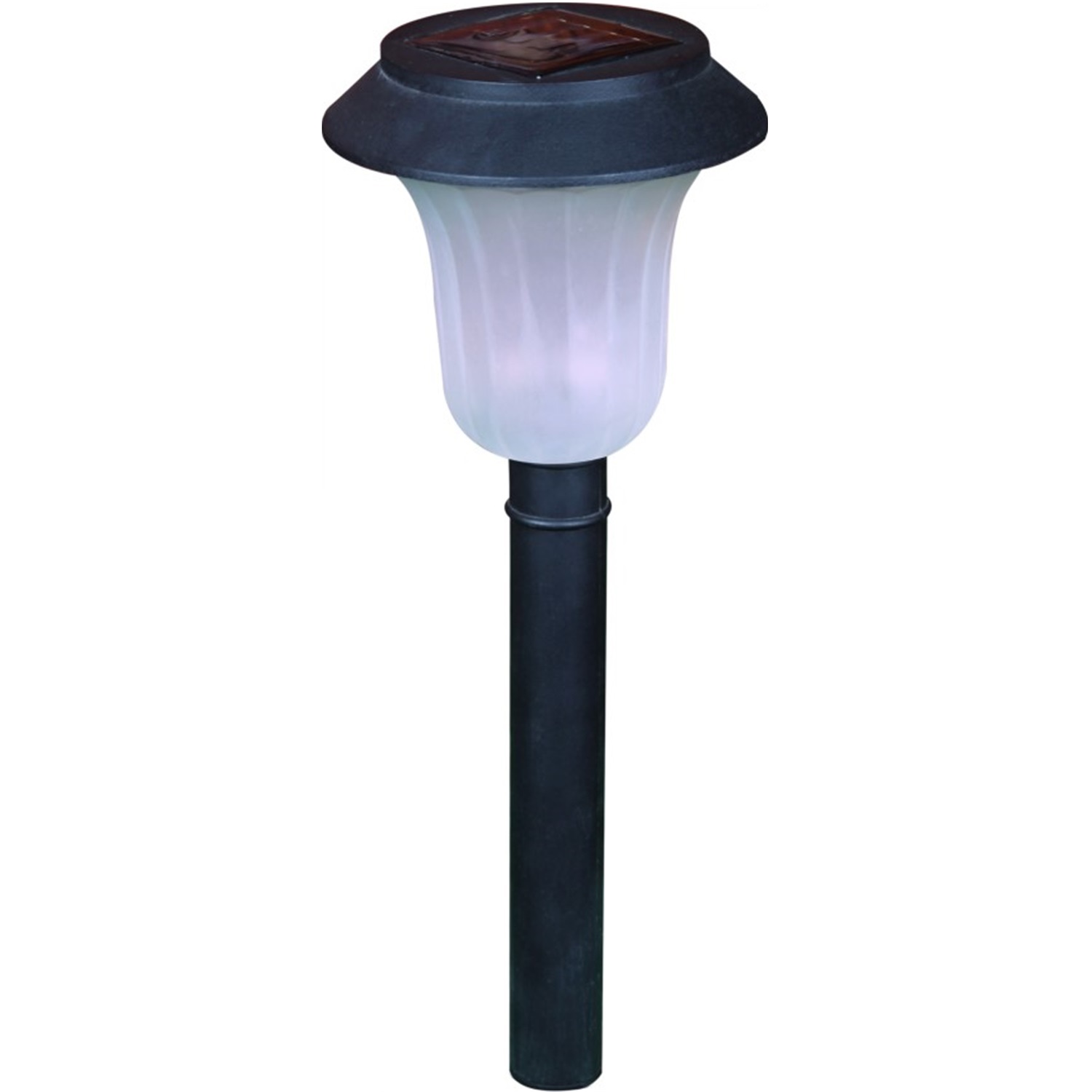 28404 Plastic Solar LED Garden Stake Lamp 