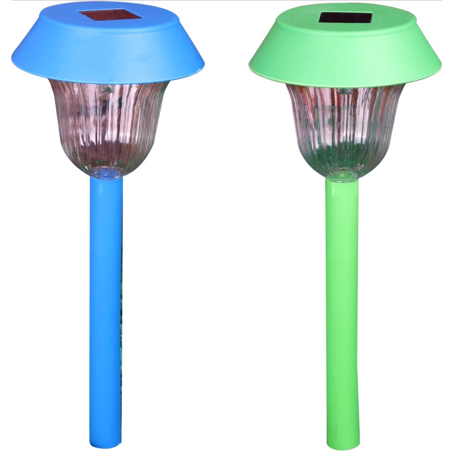 28404 Plastic Solar LED Garden Stake Lamp 
