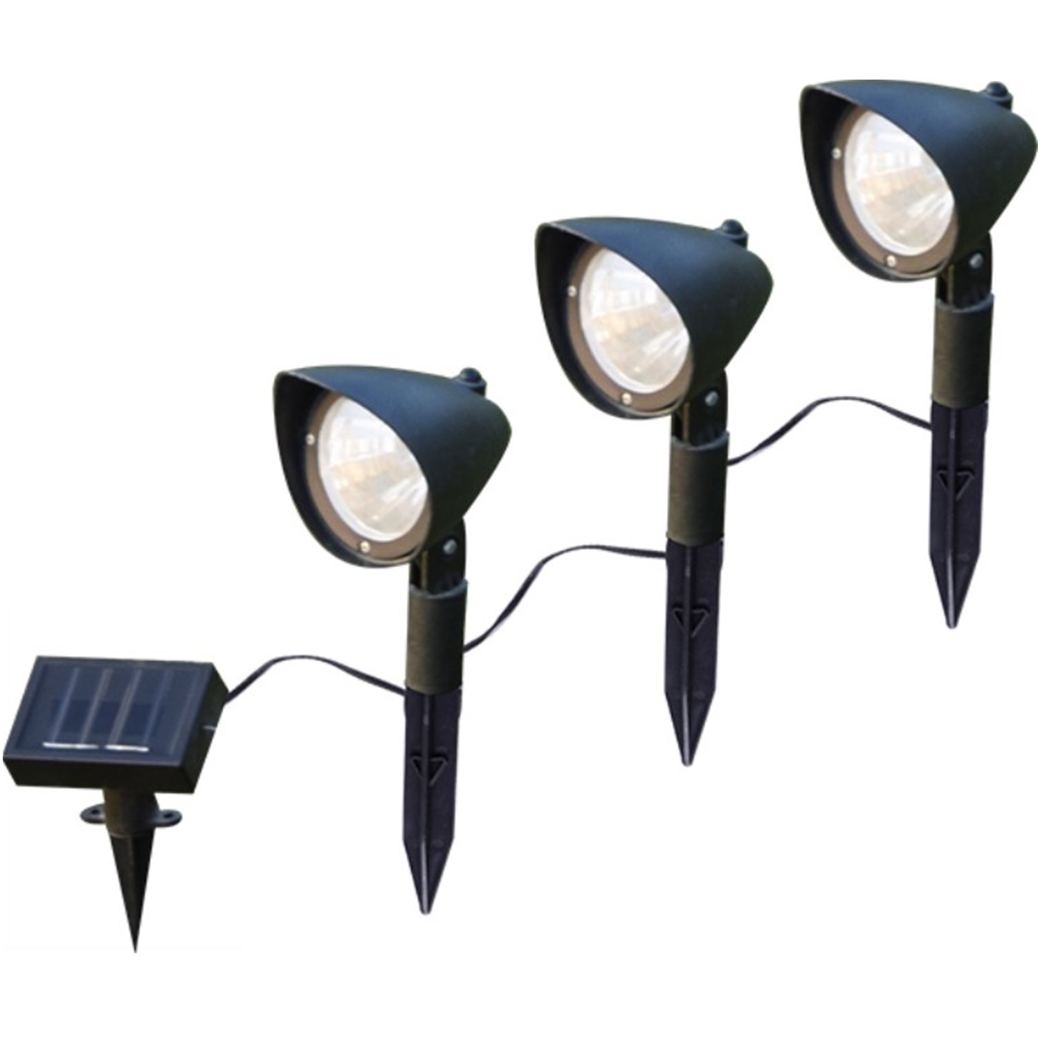 28416 Copper Plating Outdoor Solar Pathway Spotlight 