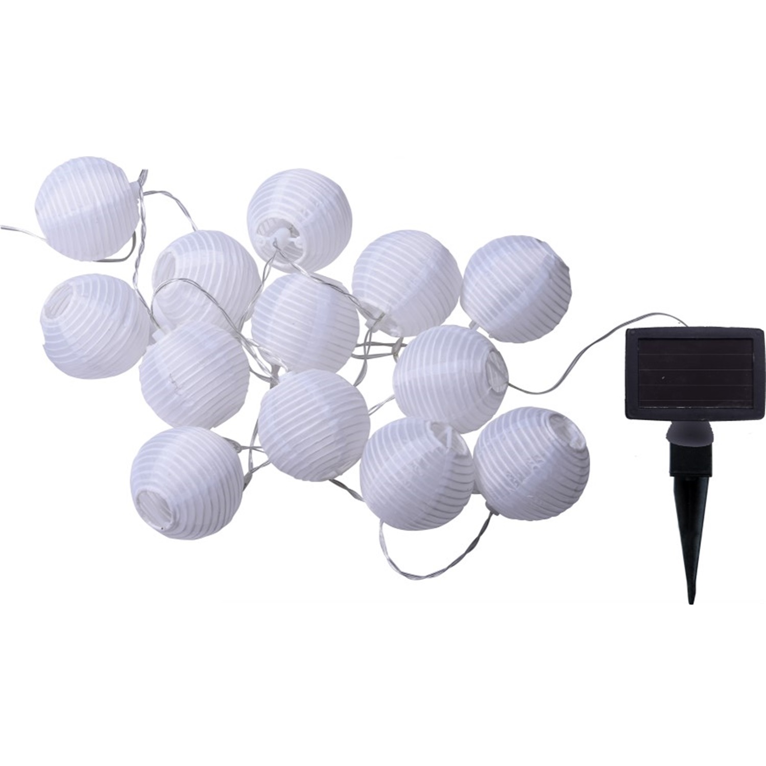 28444 Solar LED Rattan Lamp Light String