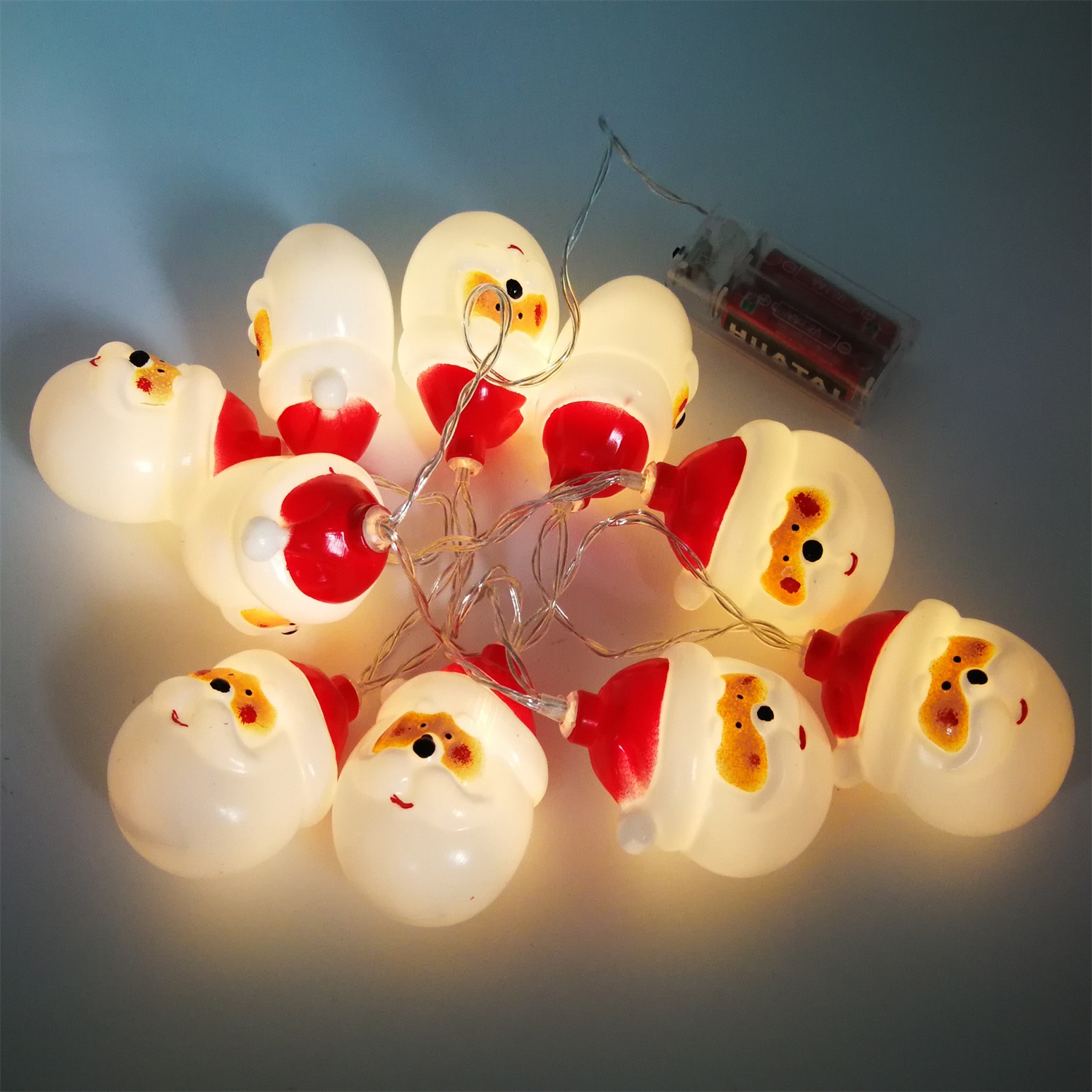 28538 Wholesale Price Christmas Decoration Santa Claus LED String Light 