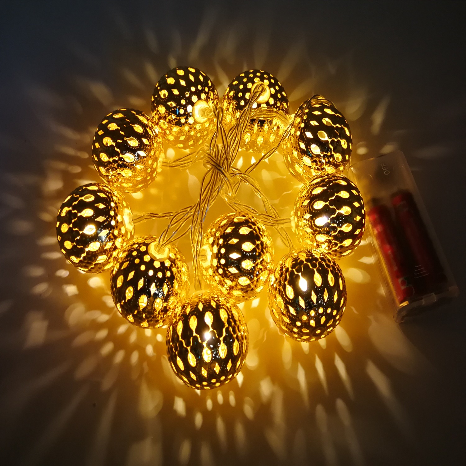 28546 Wholesale Price Home Decoration Diamond LED Garland String Light 