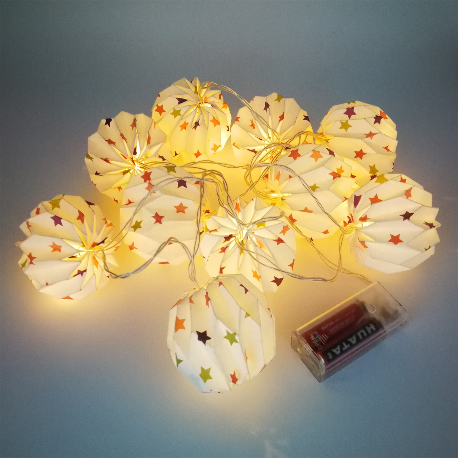 28565 China Supplier Indoor Decoration LED Paper Garland String Light