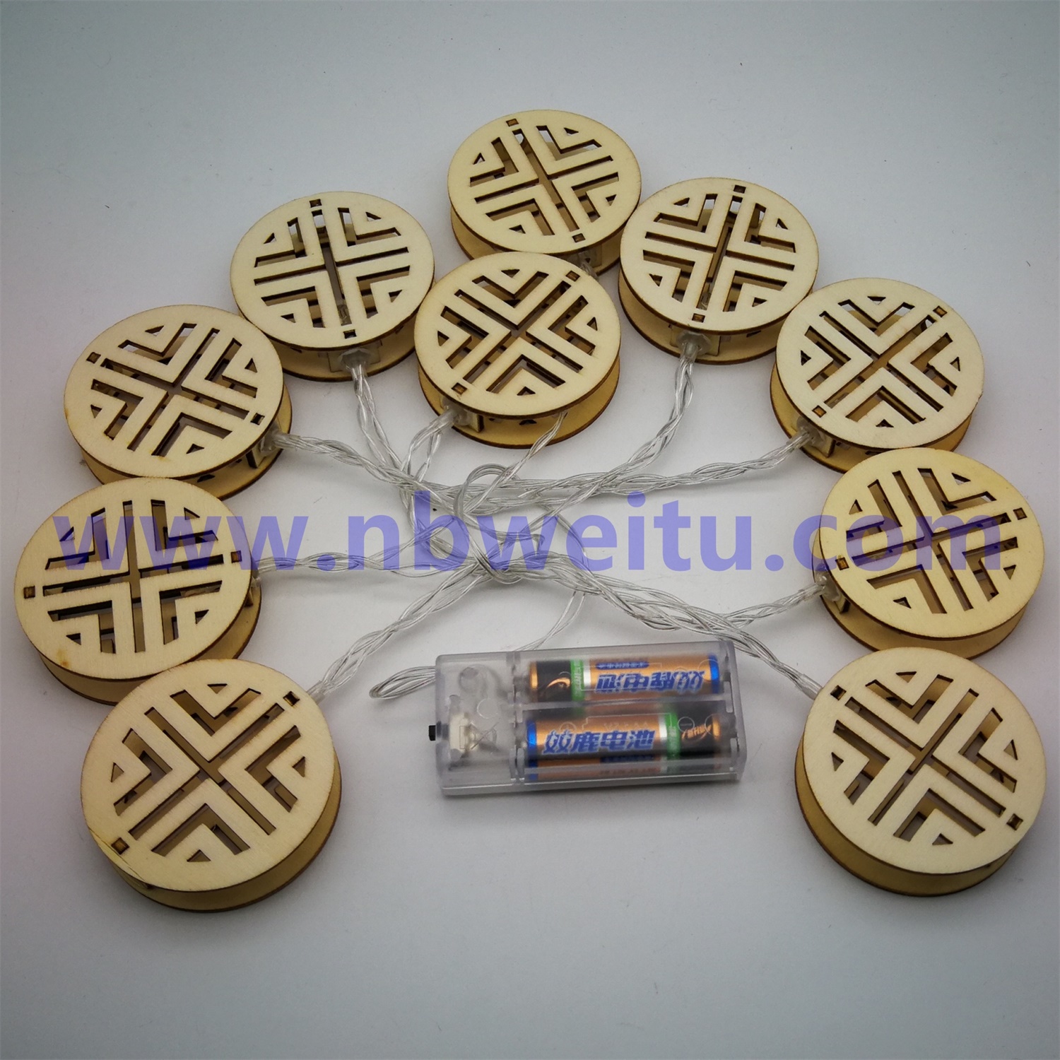 28588 Christmas Decoration LED Biscuit Pendant Garland String Light 