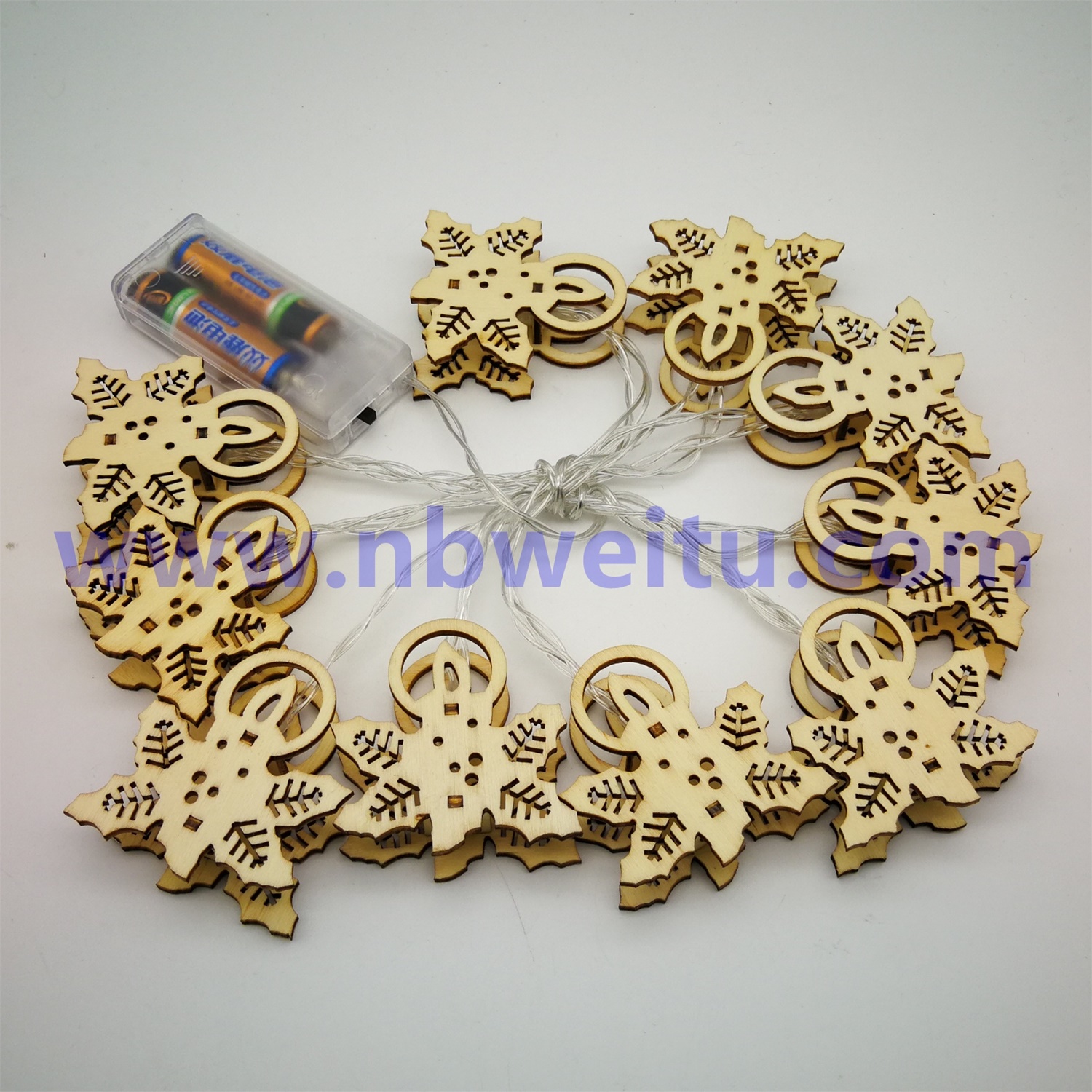 28598 China Wholesale Christmas Decoration LED Garland Candle Pendant String Light 
