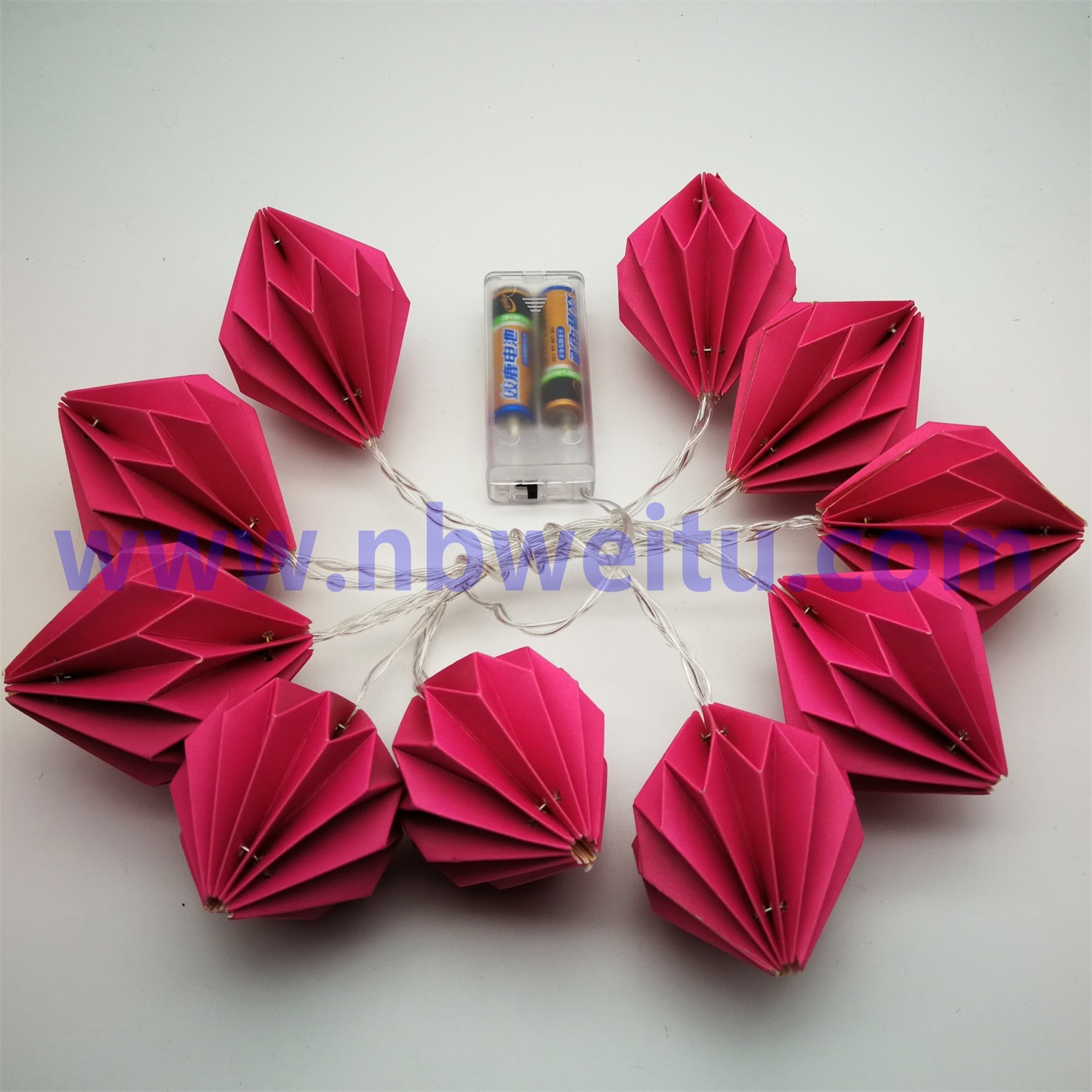28600 Wedding Decoration LED Paper Lantern Garland String Light 