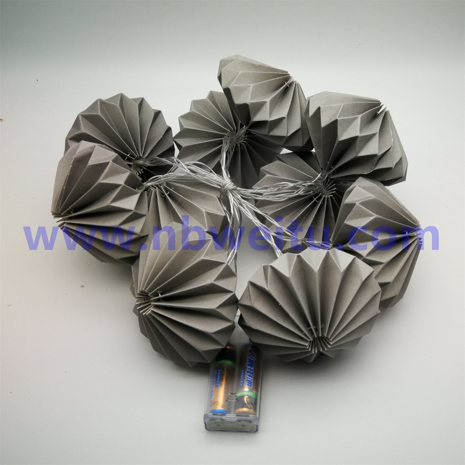 28605 Wholesale Price Wedding Decoration LED Paper Lantern String Light 