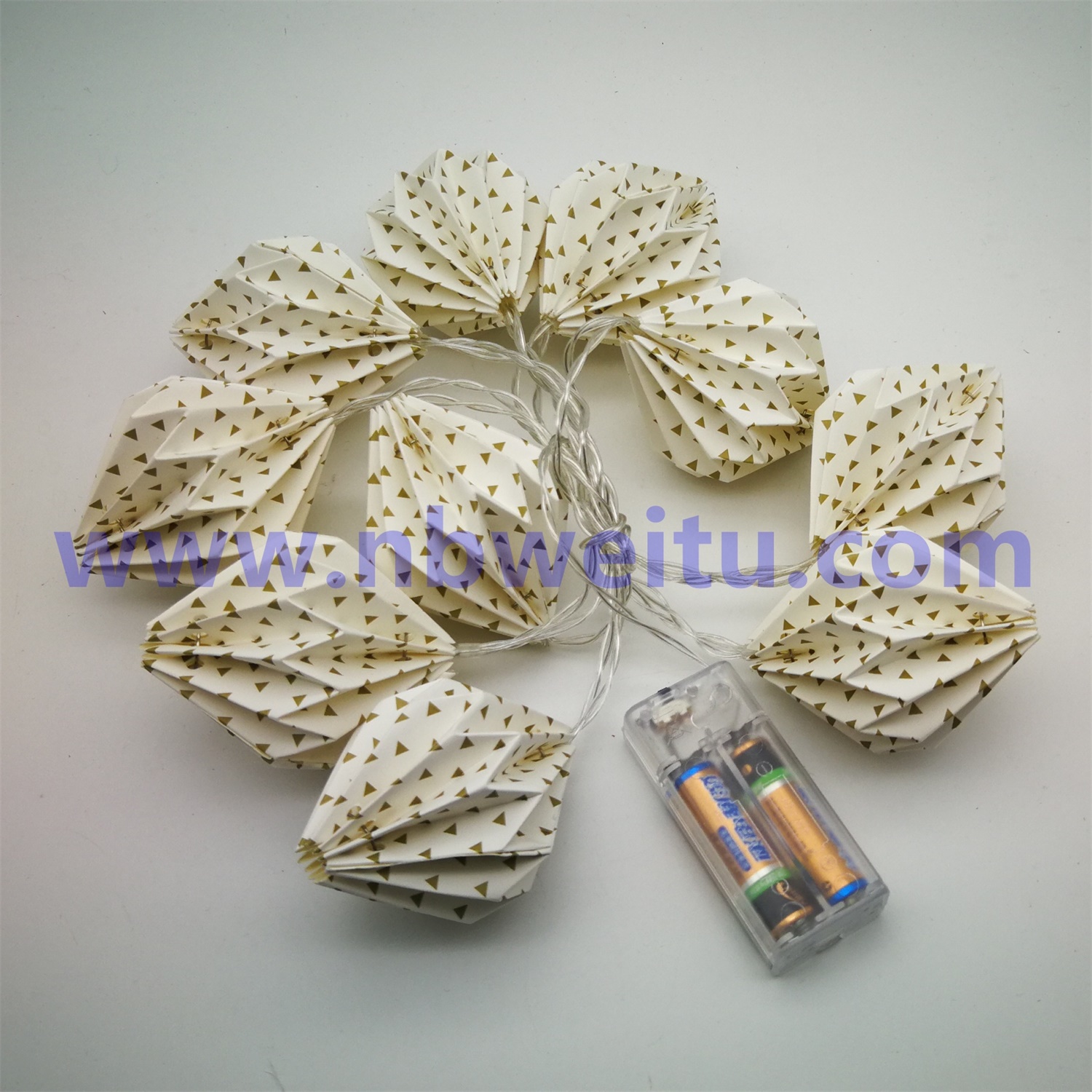 28606 Party Decoration LED Paper Garland Fairy String Light 