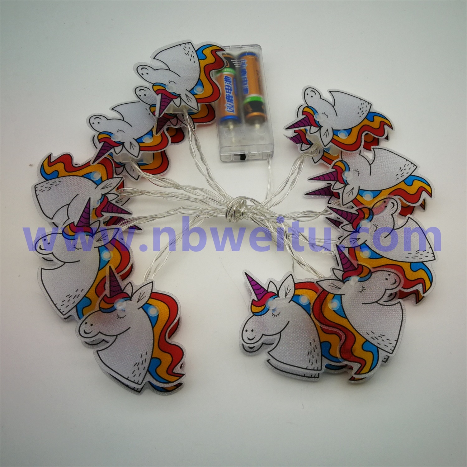 28621 Chinese Supplier LED Unicorn Pendant Garland Fairy String Light 