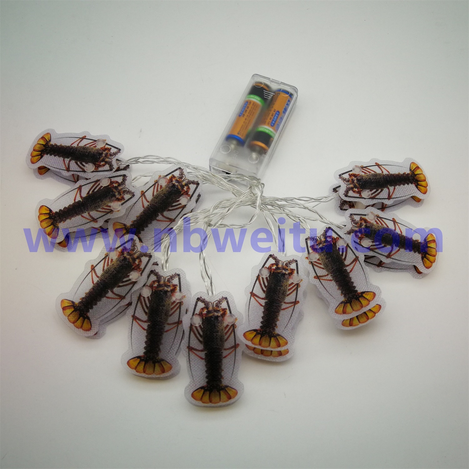 28622 Party Decoration LED Lobster Pendant Garland String Light 