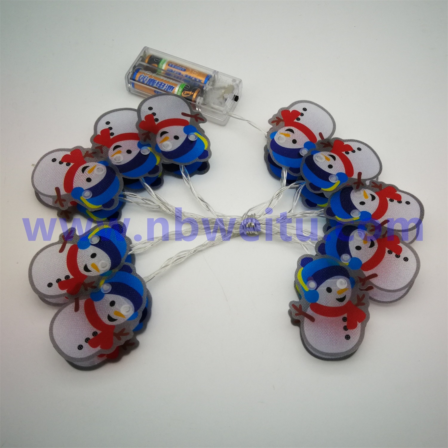 28623 Chinese Supplier LED Snowman Pendant Garland String Light 