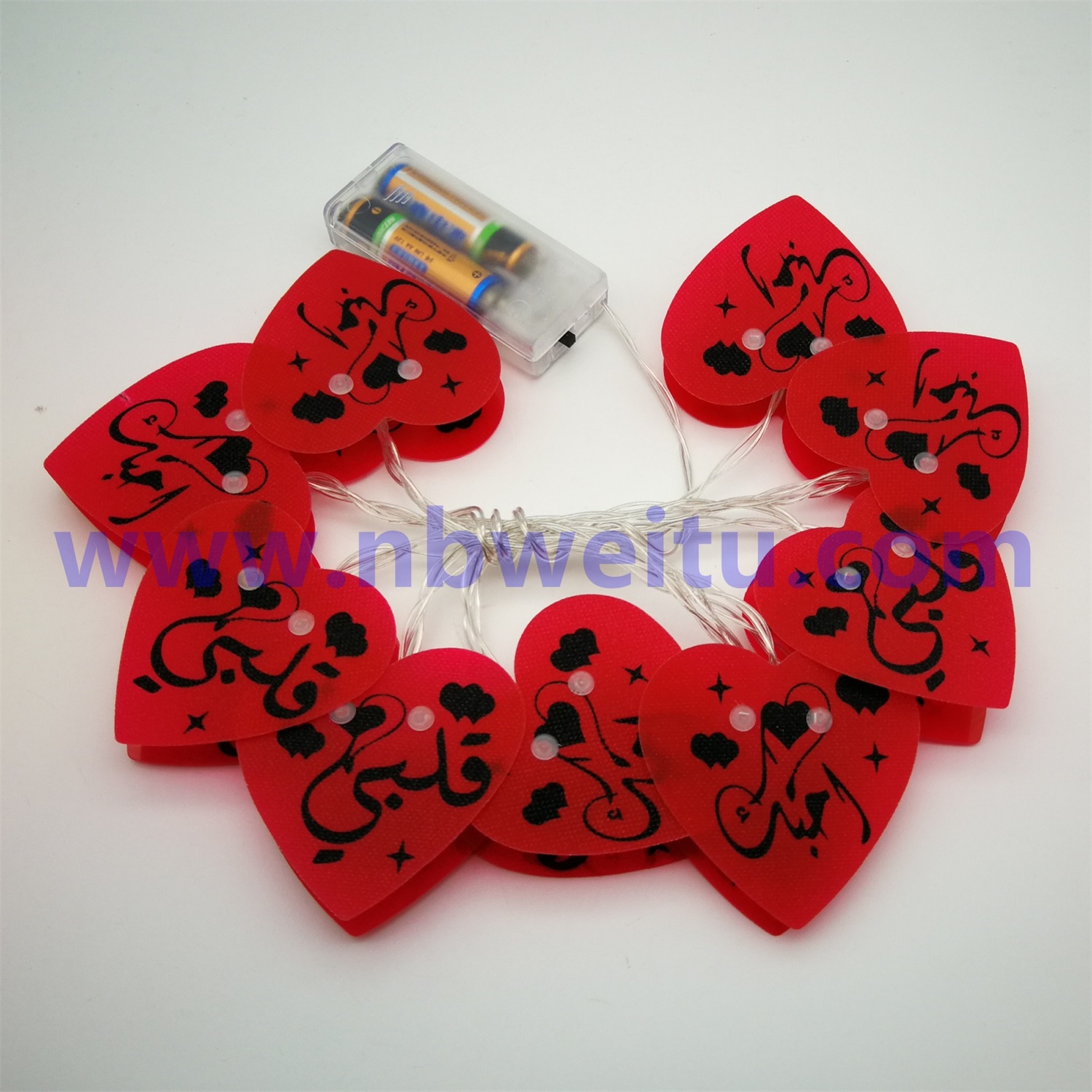 28627 Party Decoration Heart LED Garland Fairy String Light 