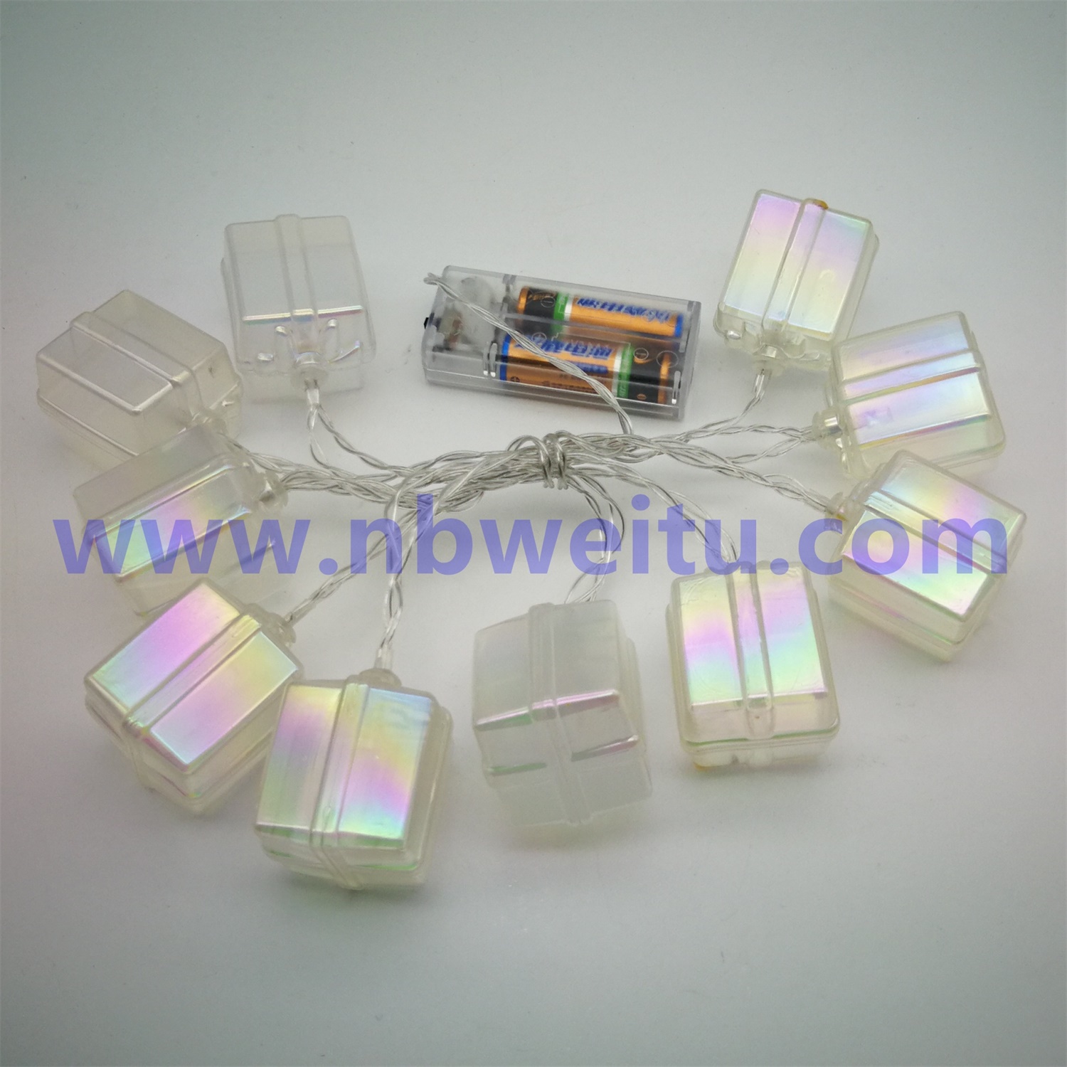 28642 Christmas Decoration LED Gift Box Pendant Fairy String Light 