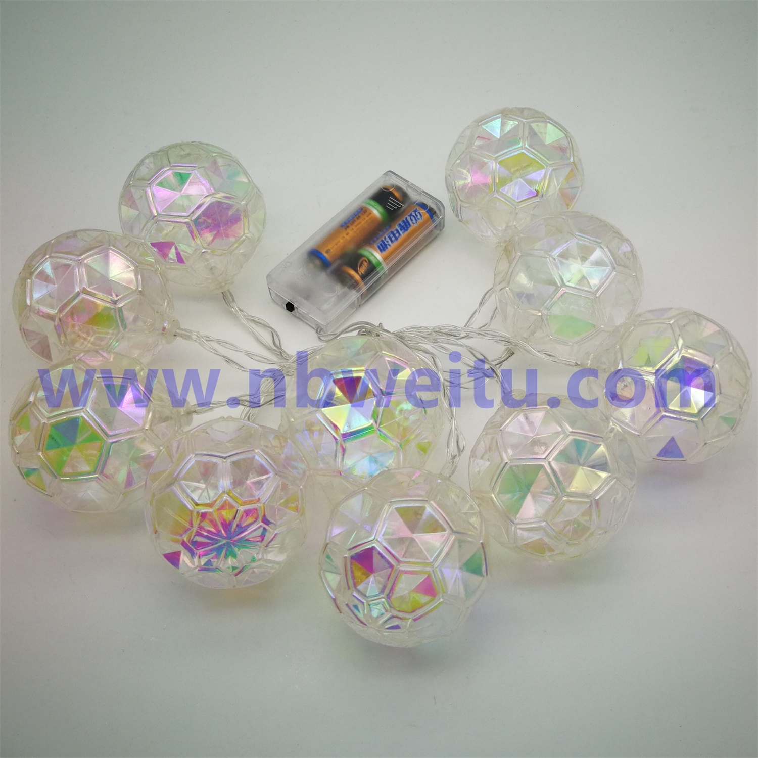 28644 China Wholesale Party Decoration LED Football Garland Fairy String Light 