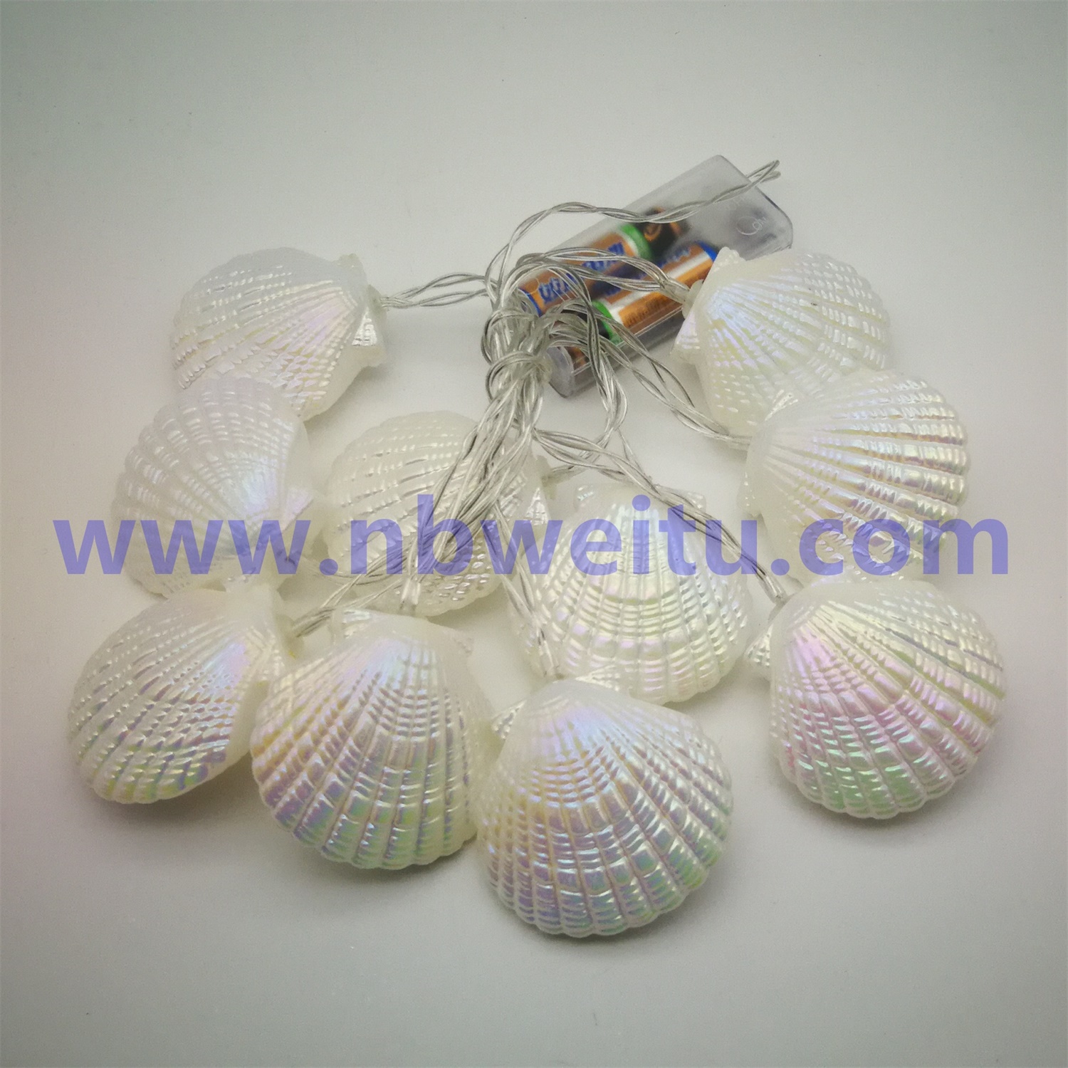 28647 China Manufacturer Party Decoration LED Shell Garland Fairy String Light 