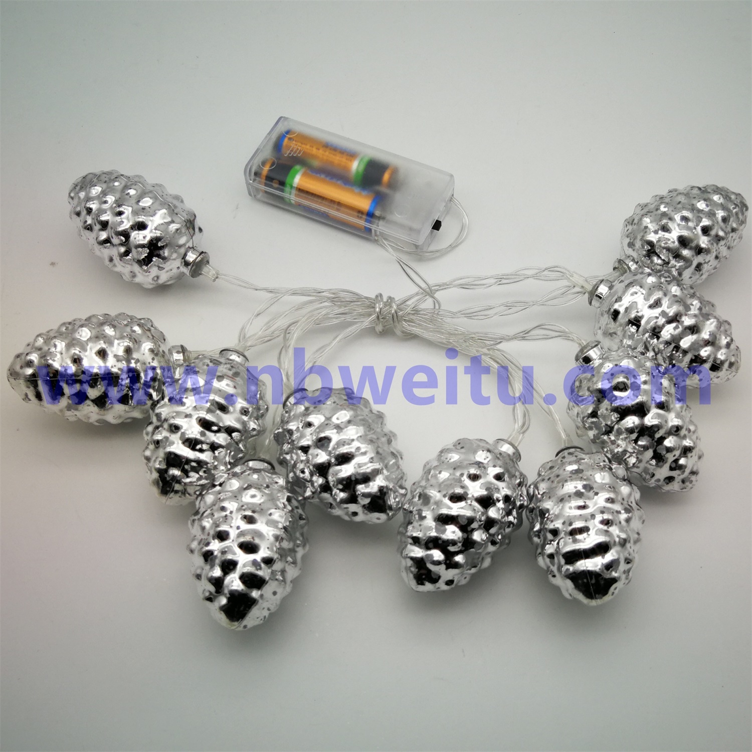 28650 Christmas Decoration LED Pine Cone Pendant Fairy String Light 