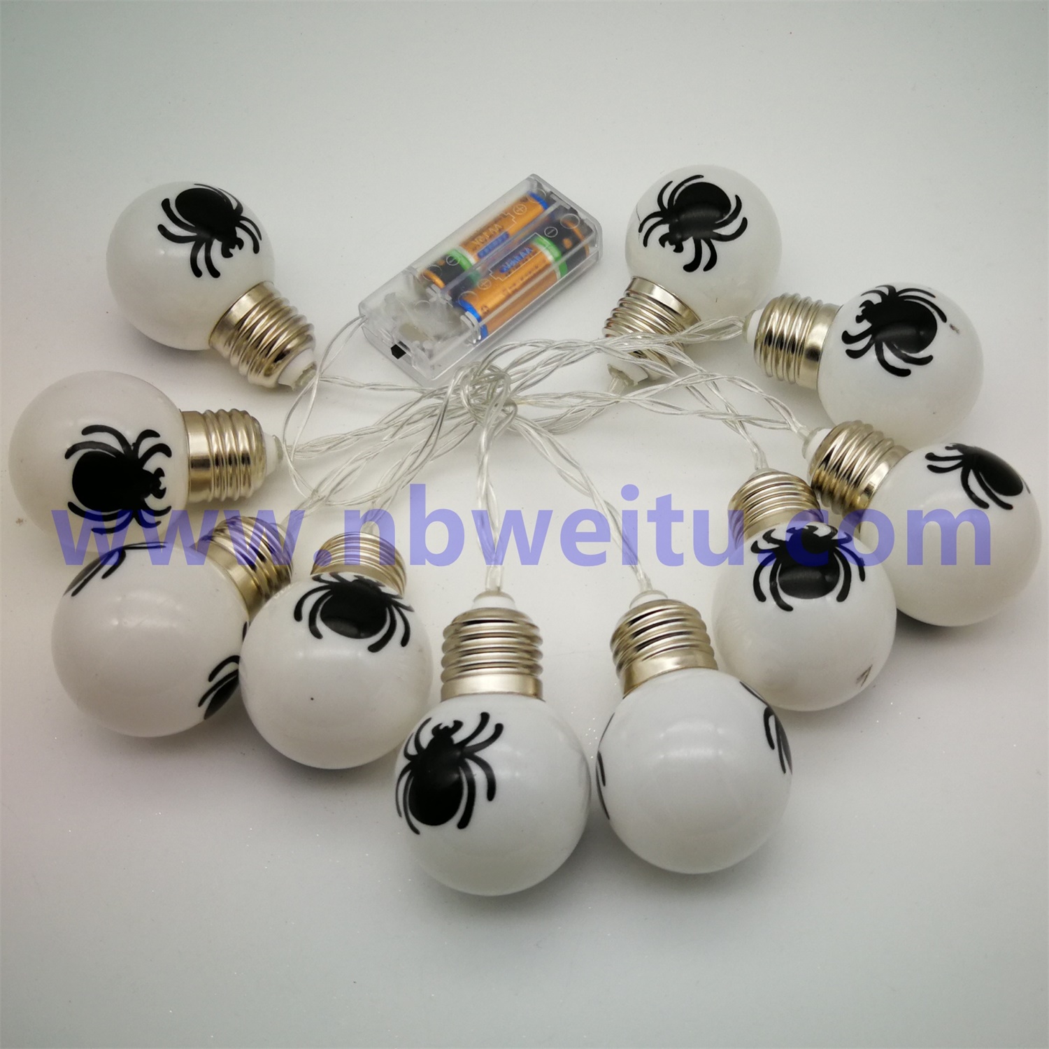28668 Halloween Decoration Spider Bulb Pendant LED String Light
