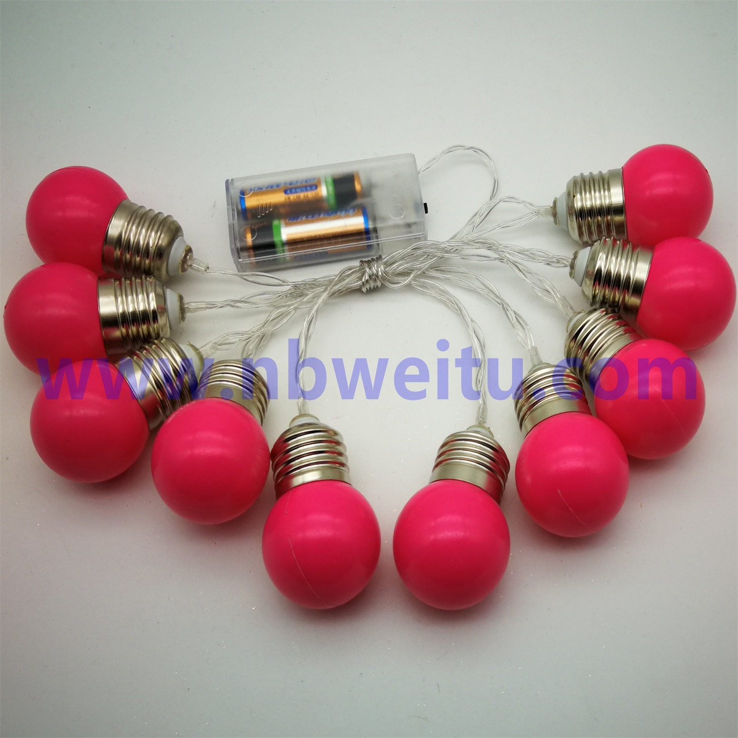 28679 Home Decoration LED Color Bulb Garland String Light 