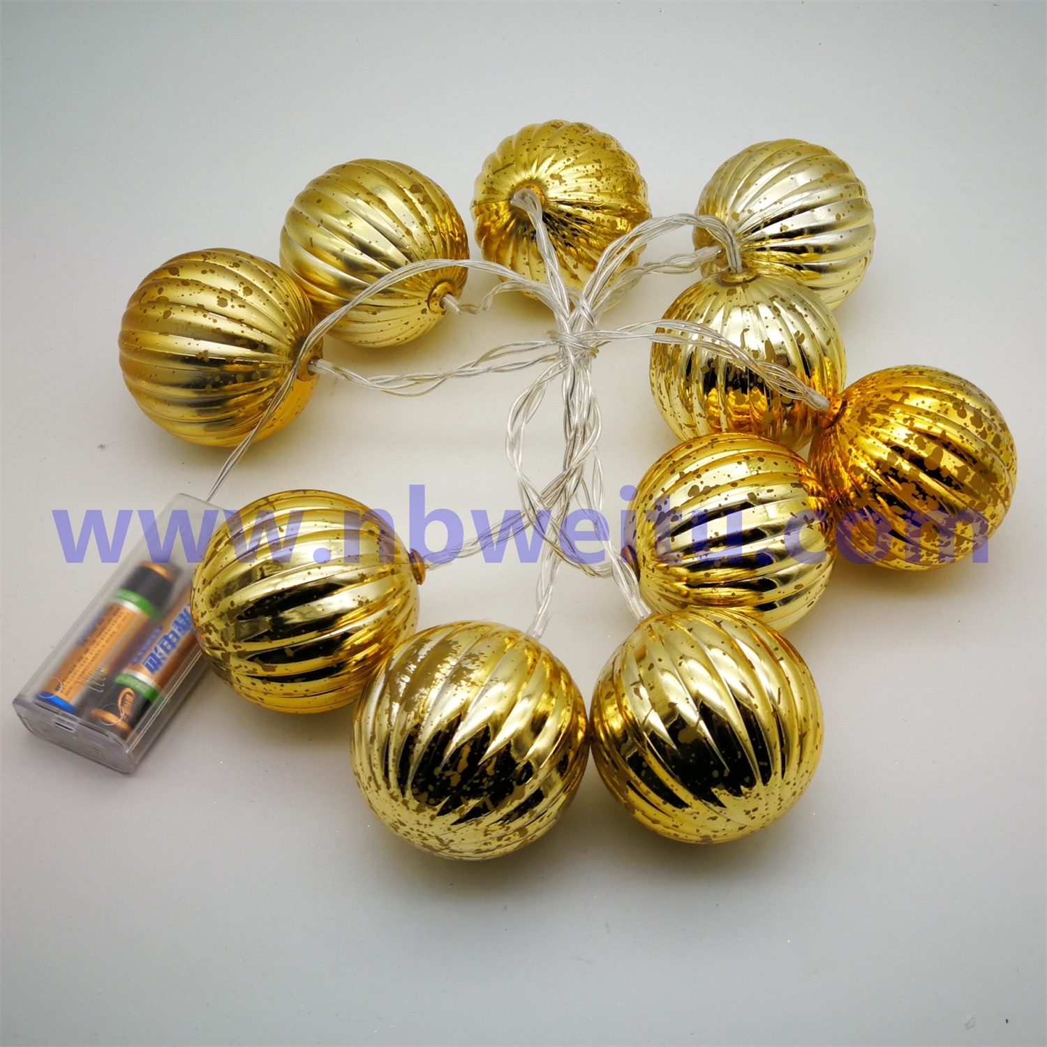 28683 Home Decoration LED Color Bulb Garland Fairy String Light 