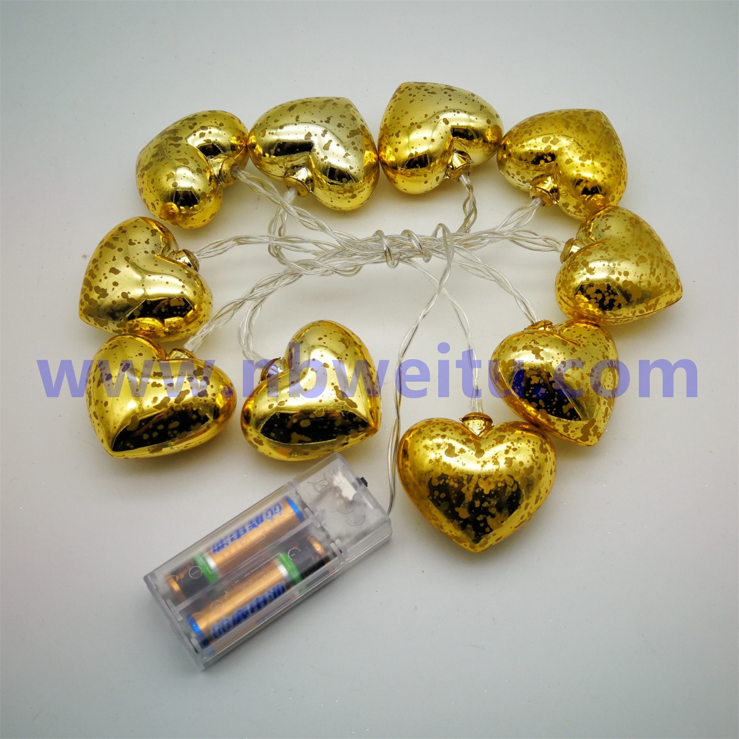 28685 China Wholesale Party Decoration LED Heart Pendant Fairy String Light 