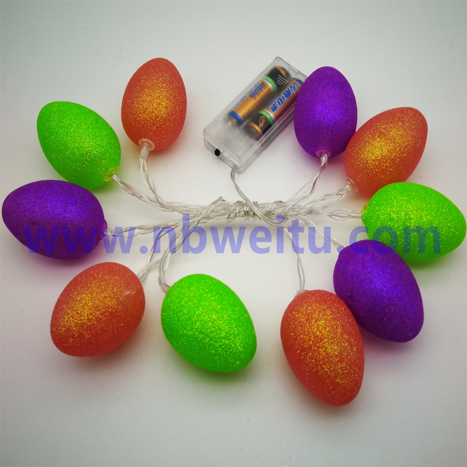 28687 China Wholesale Easter Decoration LED Easter Egg Fairy String Light 