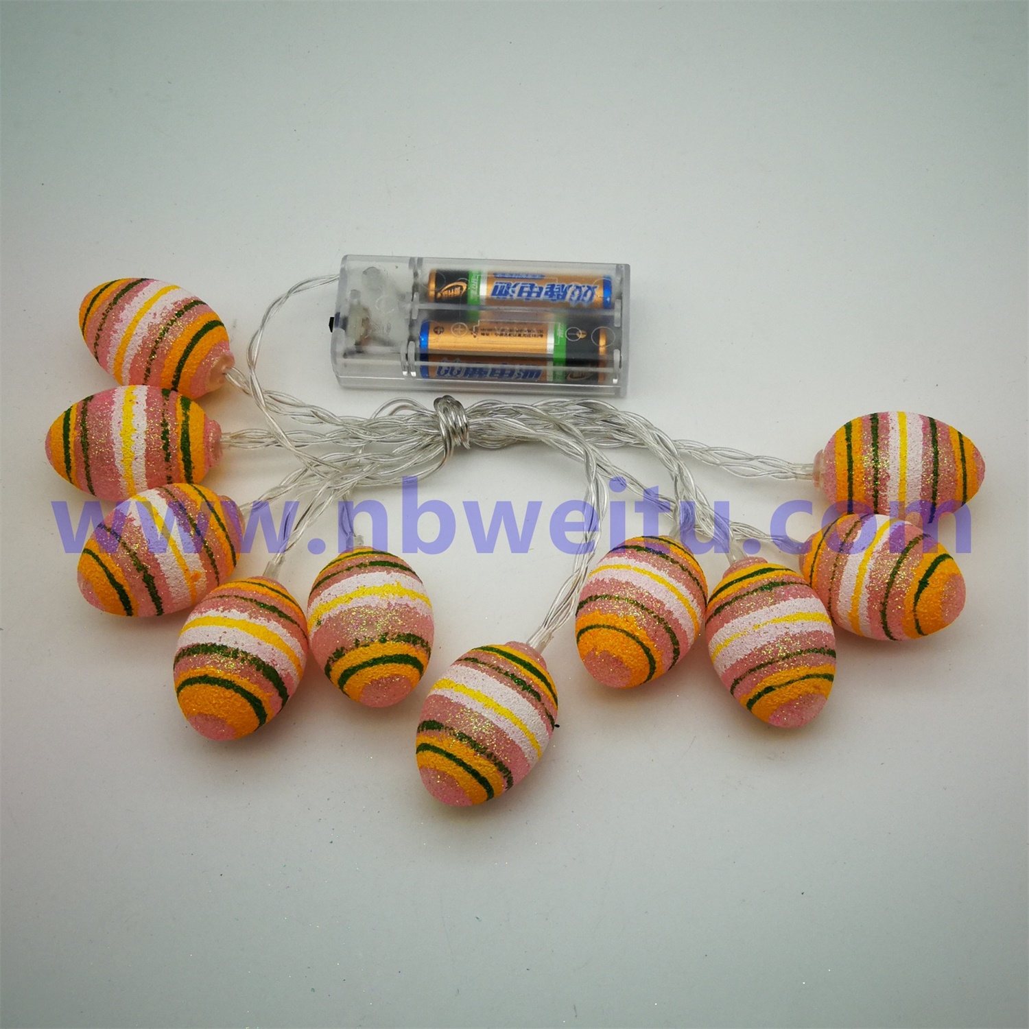 28689 China Wholesale Easter Decoration LED Easter Egg Fairy String Light 