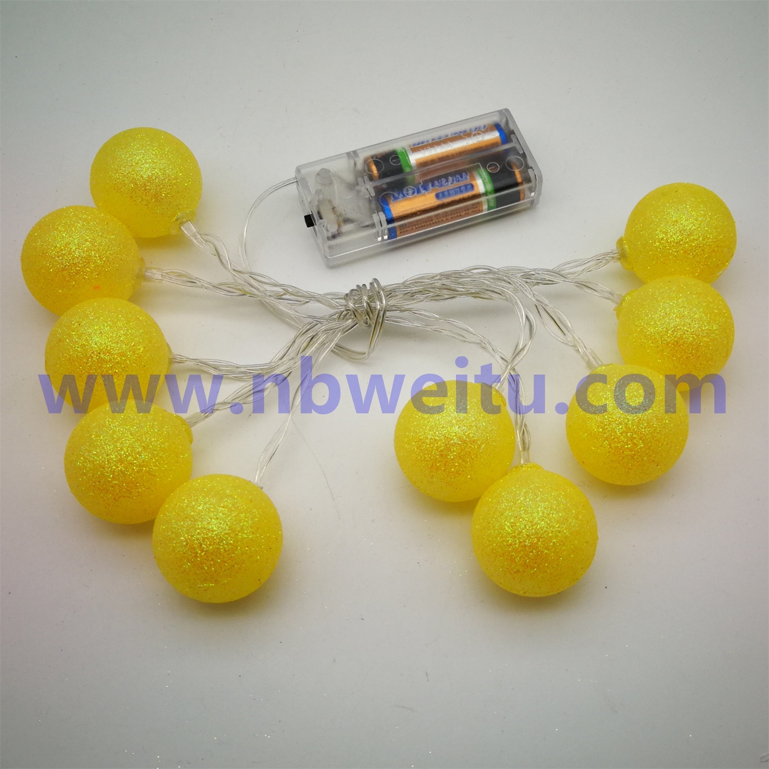28692 China Wholesale Party Decoration LED Shining Powder Ball String Light 