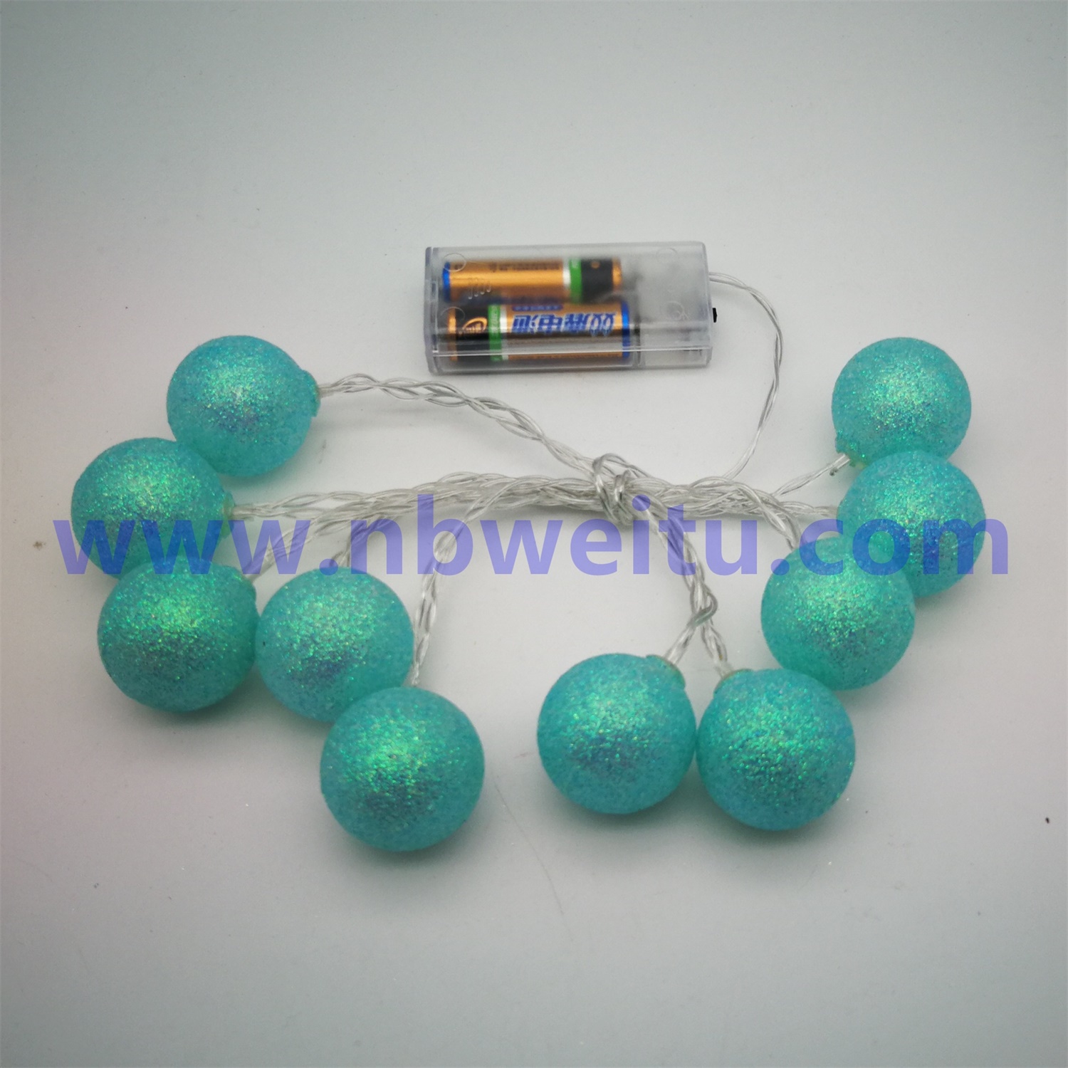 28693 China Wholesale Party Decoration LED Shining Powder Ball String Light 