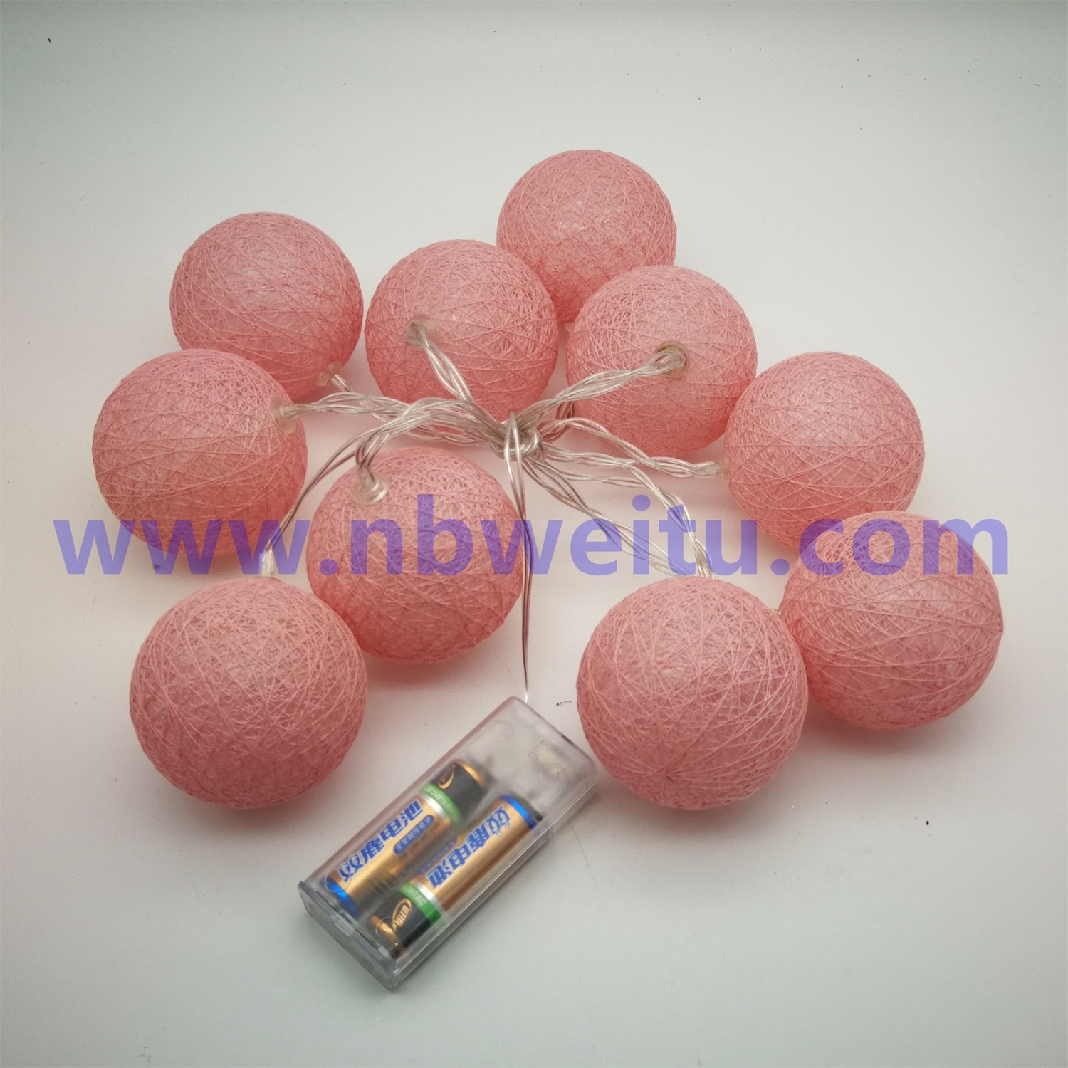28695 China Supplier RGB Color Changing 3W EVA Ball LED String Light 