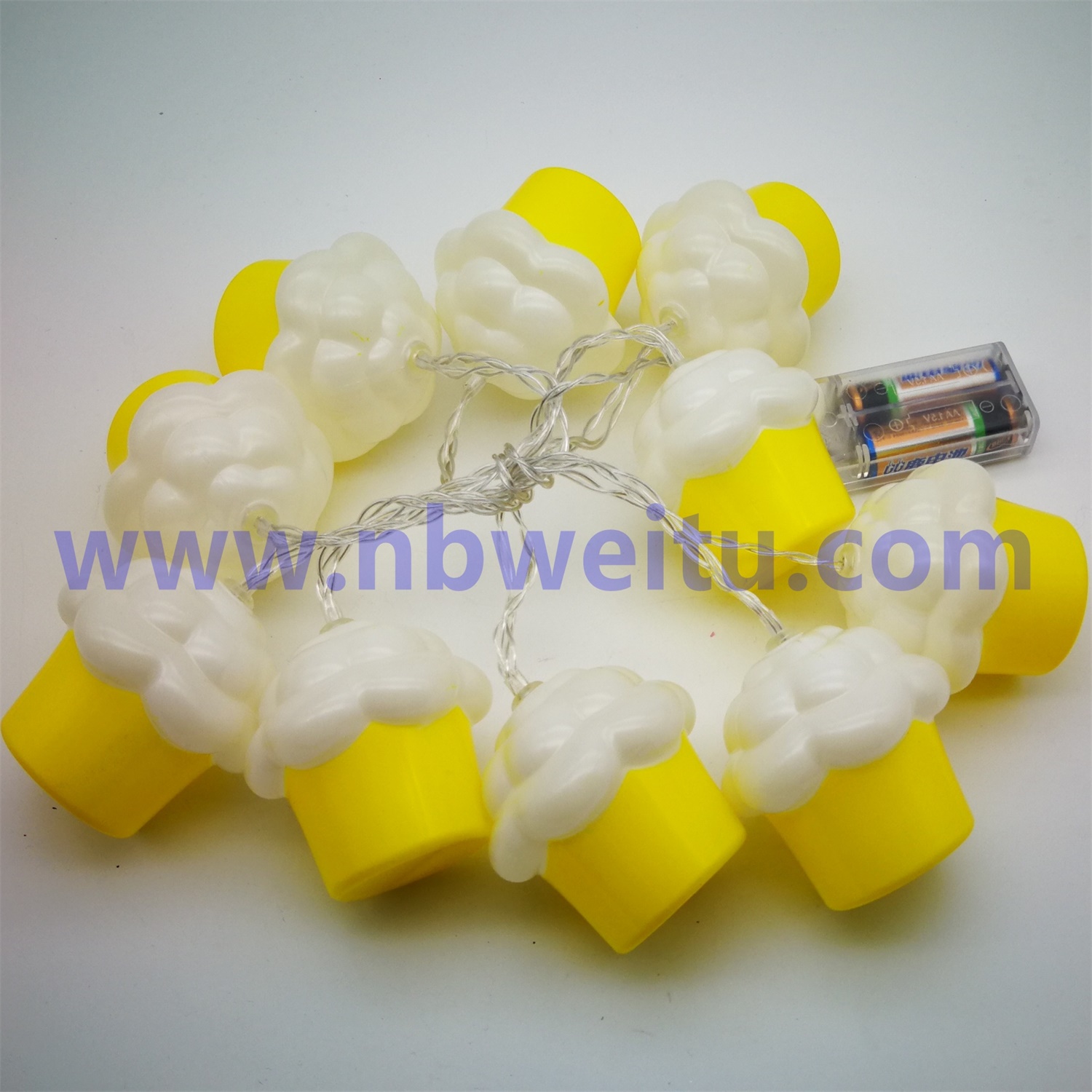 28708 Chinese Supplier Summer Holiday Decoration LED Icecream String Garland 