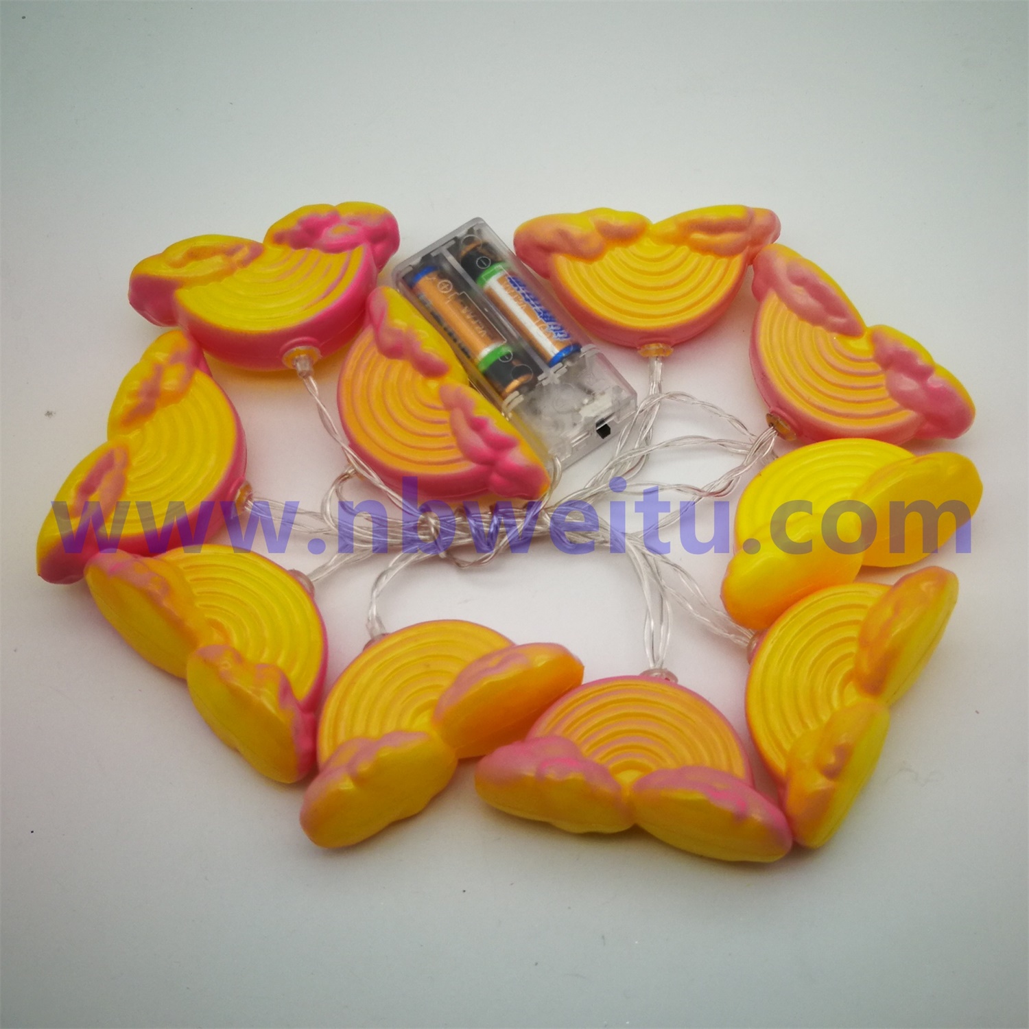 28709 Chinese Supplier 3W 110V-240V Lovely Vinyl Cloud LED String Light 