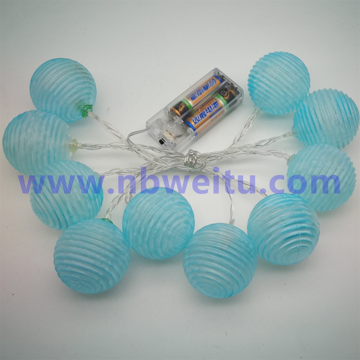 28713 China Supplier RGB Color Changing 3W EVA Ball LED String Light 