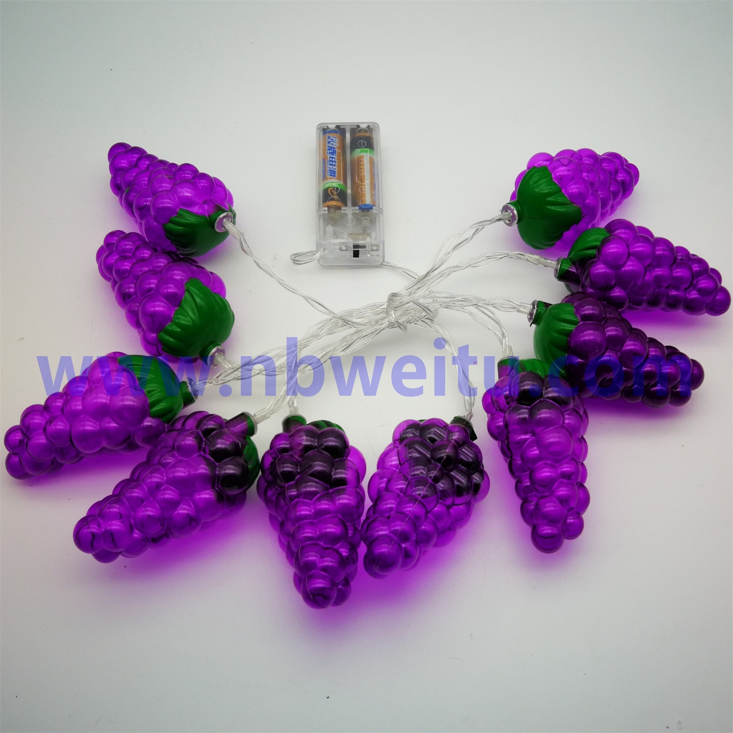 28714 China Wholesale Battery Operated 3W LED Lemon Slice Fruit Pendant String Light 