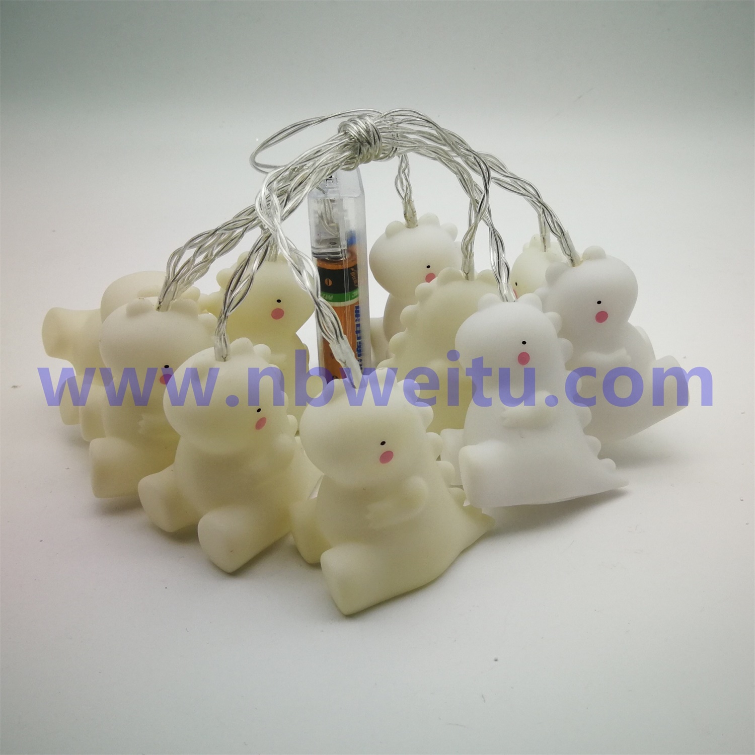 28734 China Supplier 3W Battery Operated Baby Soothing Dinosaur LED String Garland