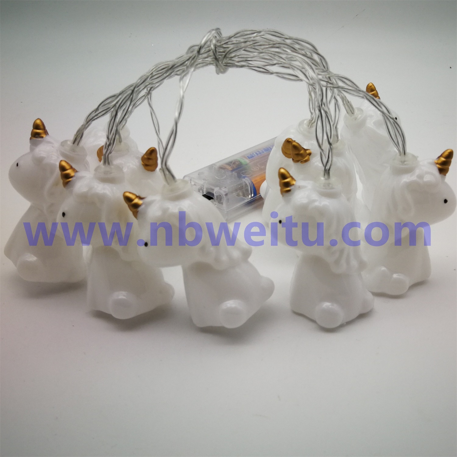 28735 China Wholesale Color Changing Baby Soothing Battery Operated LED Unicorn String Light 