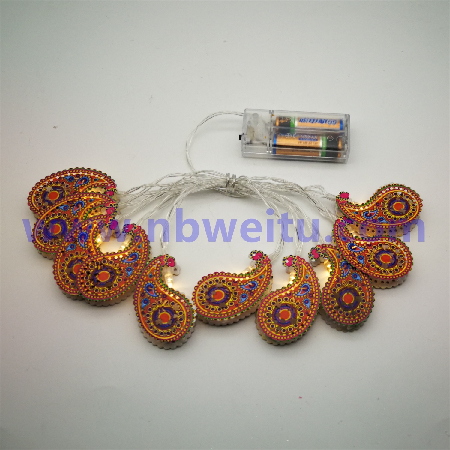 28755 Home Decoration Battery USB Operated Connectable LED Pendant String Light