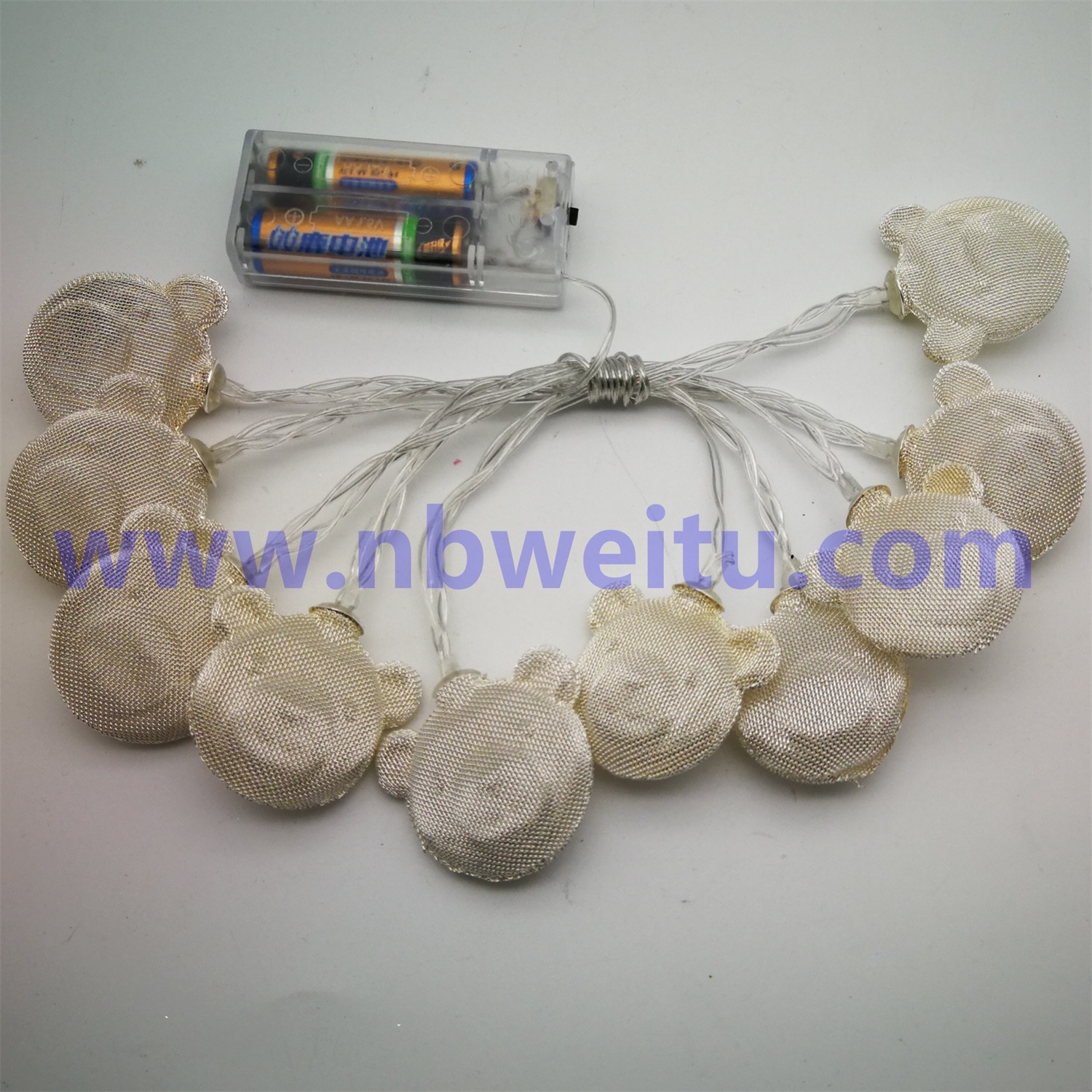 28775 220V IP44 Waterproof 3m 20LED Bear Shaped Pendant String Light